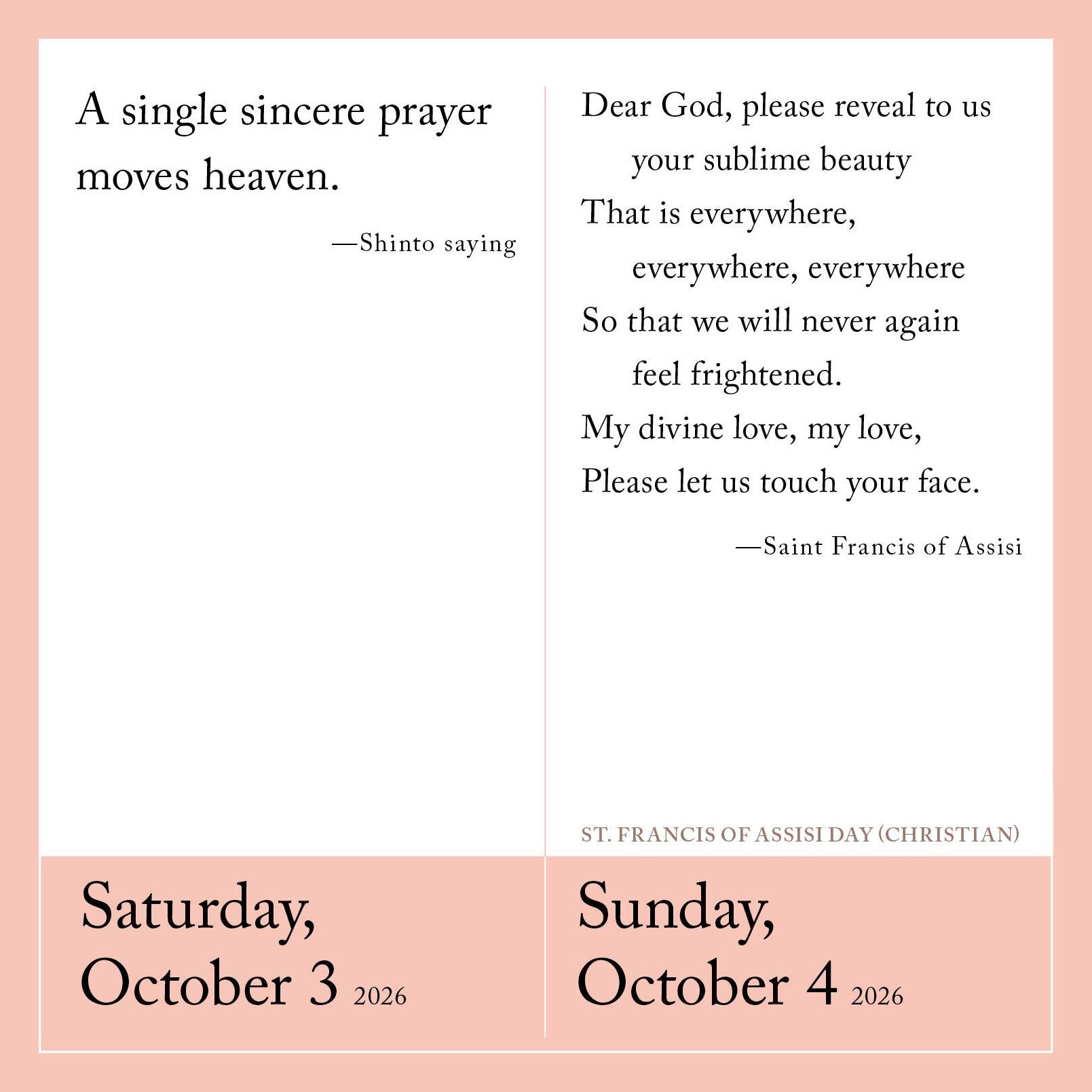 Prayer for Every Day Page-A-Day(r) Calendar 2026: A Collection of Prayers from Around the World and Across Time