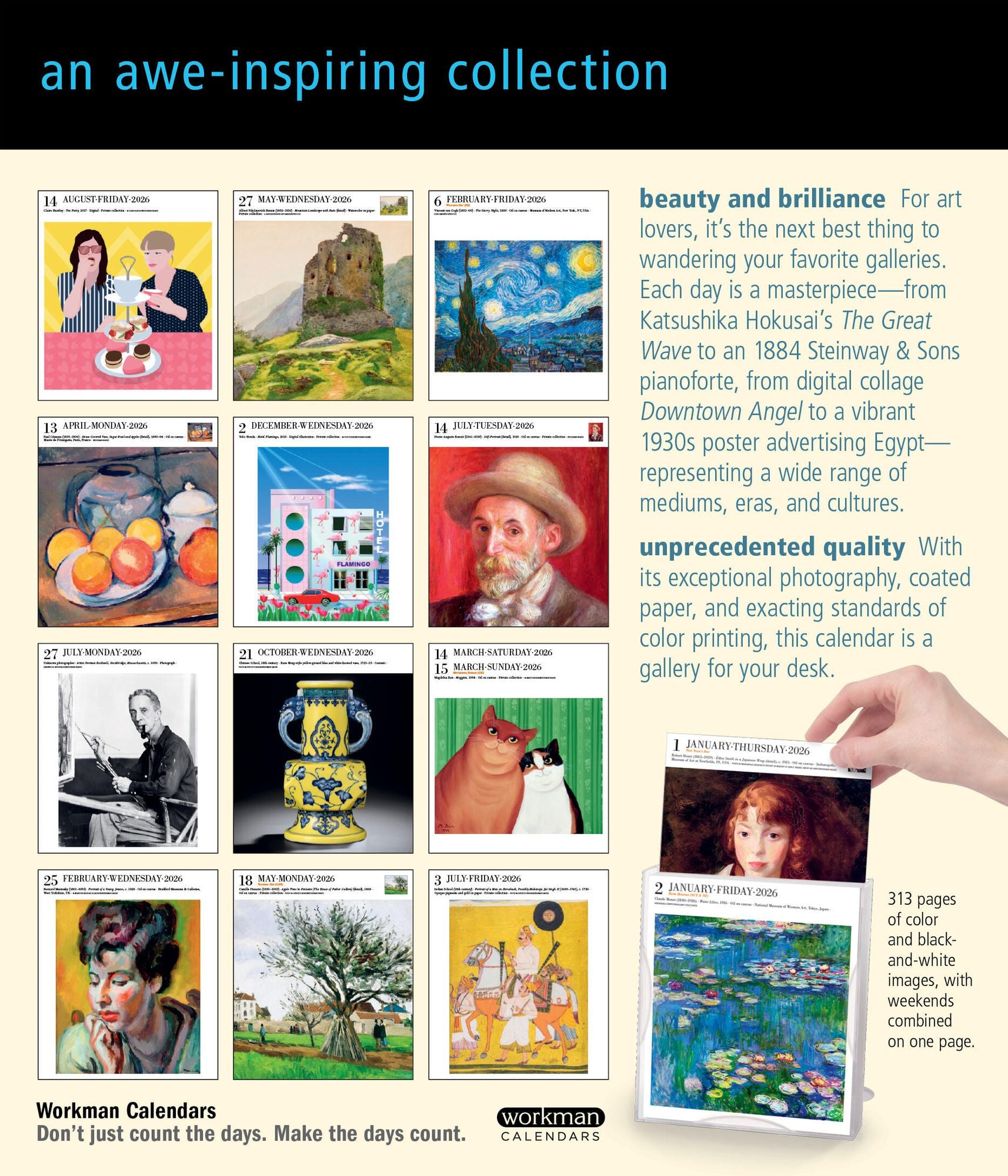 2026 Art Page-A-Day Gallery Calendar