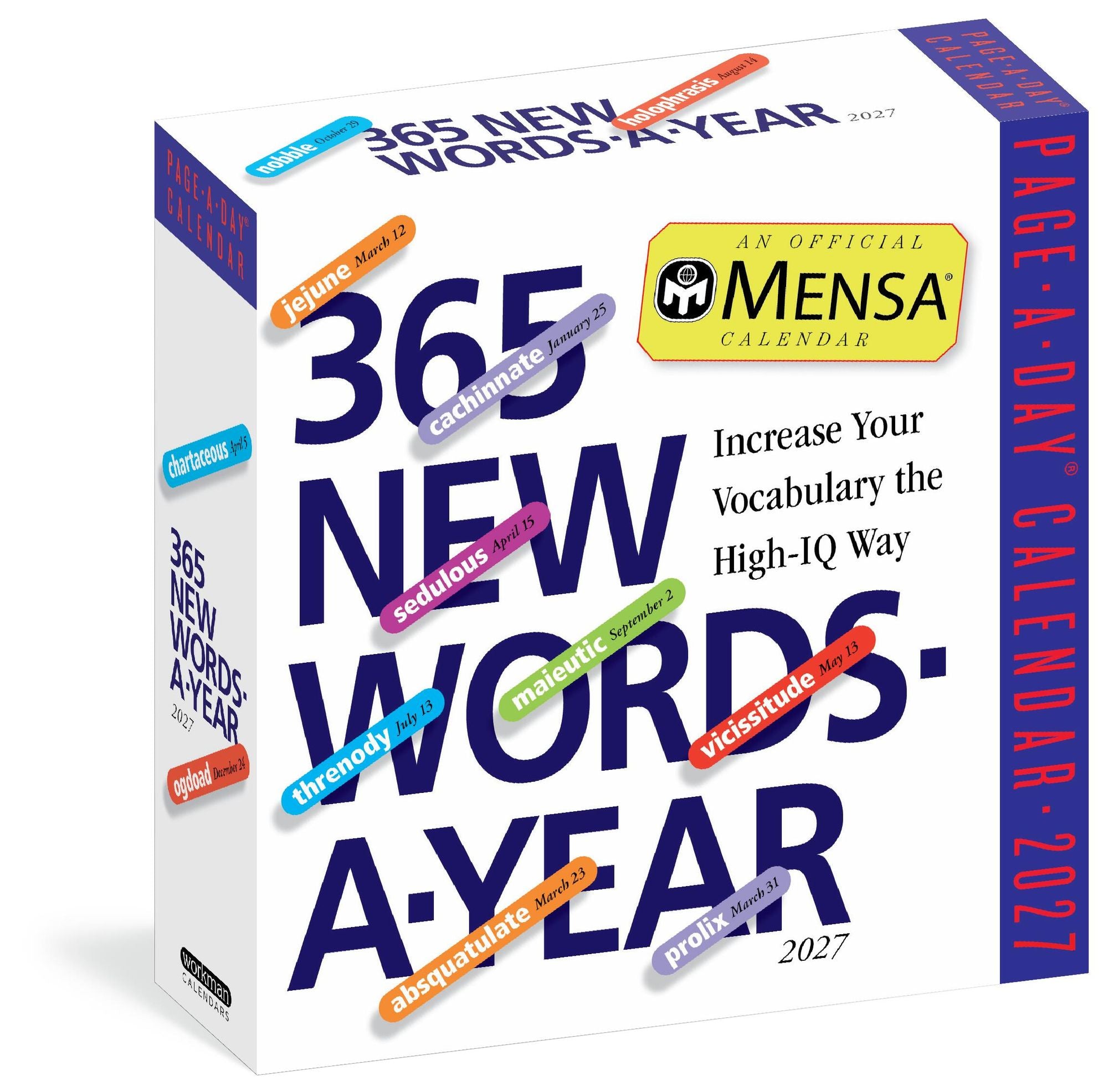 2027 Mensa 365 New Words-a-Year Page-A-Day Calendar