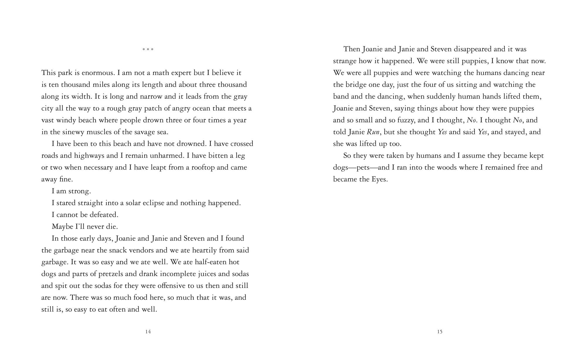 The Eyes and the Impossible (Newbery Medal Winner)