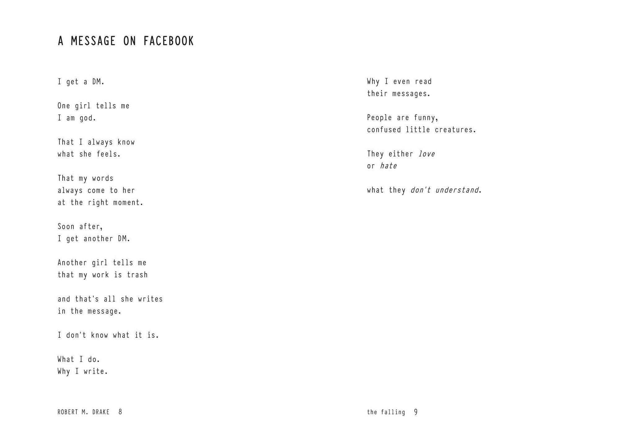 Falling Toward the Moon