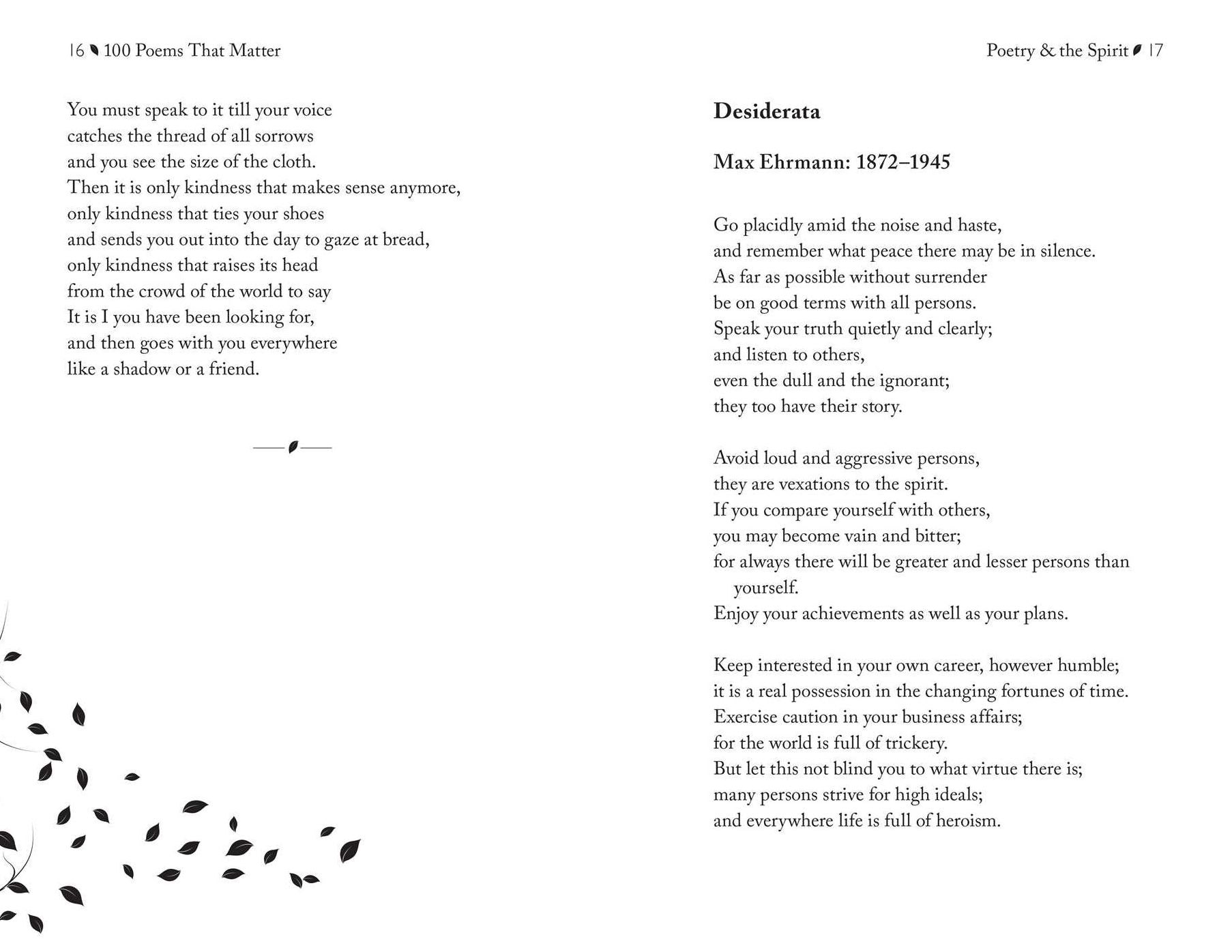 100 Poems That Matter