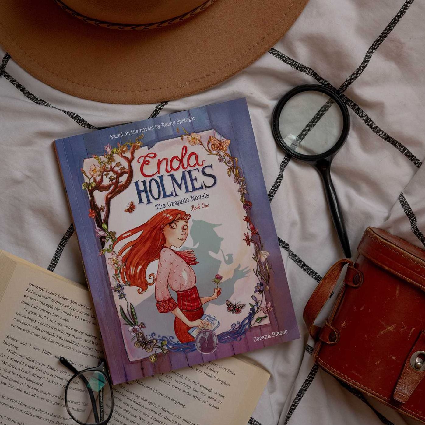 Enola Holmes: The Graphic Novels, Book One: The Case of the Missing Marquess, The Case of the Left-Handed Lady, and The Case of the Bizarre Bouquets
