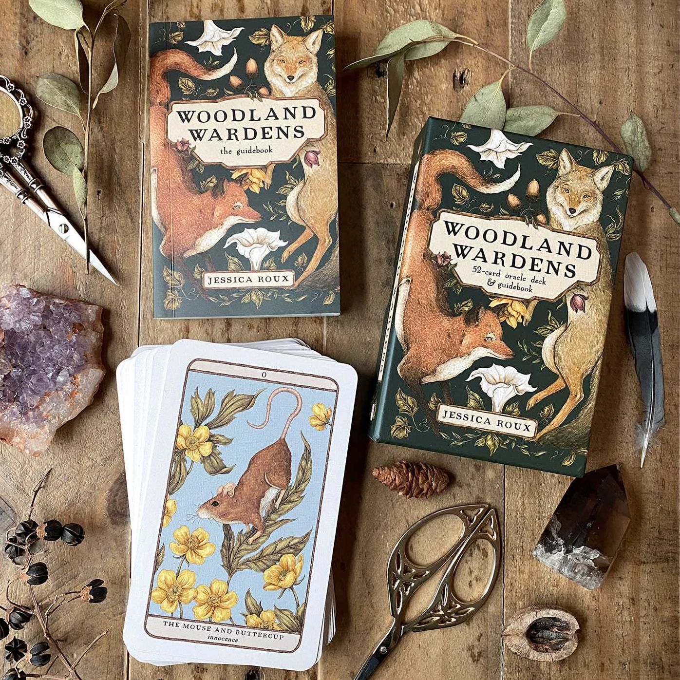 Woodland Wardens: A 52-Card Oracle Deck & Guidebook