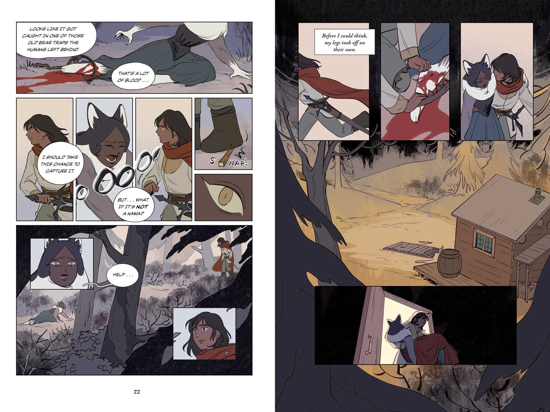 Red and the Wolves: A Graphic Novel