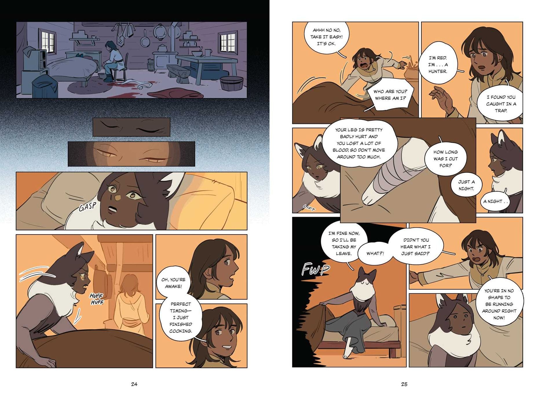 Red and the Wolves: A Graphic Novel