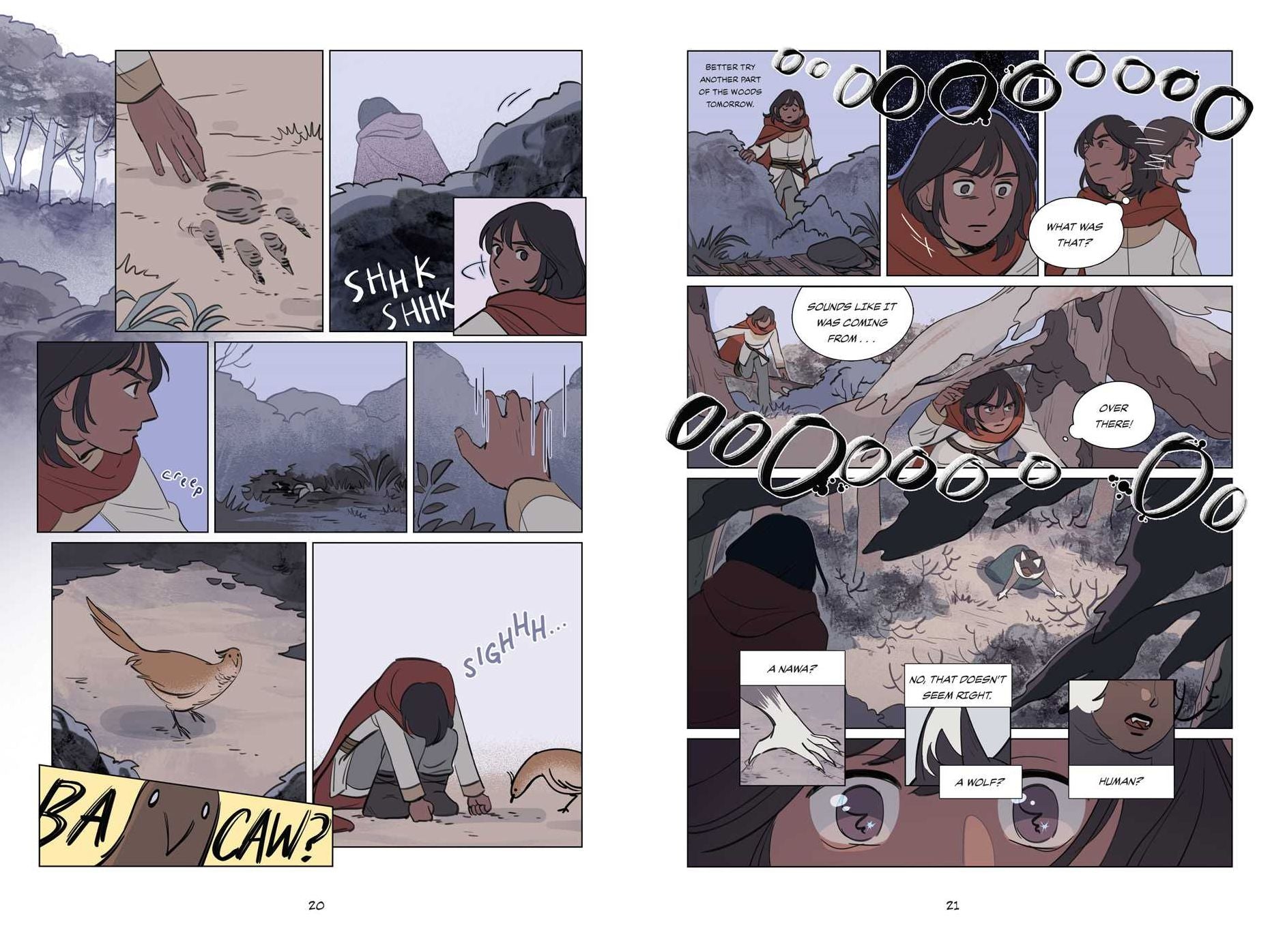 Red and the Wolves: A Graphic Novel