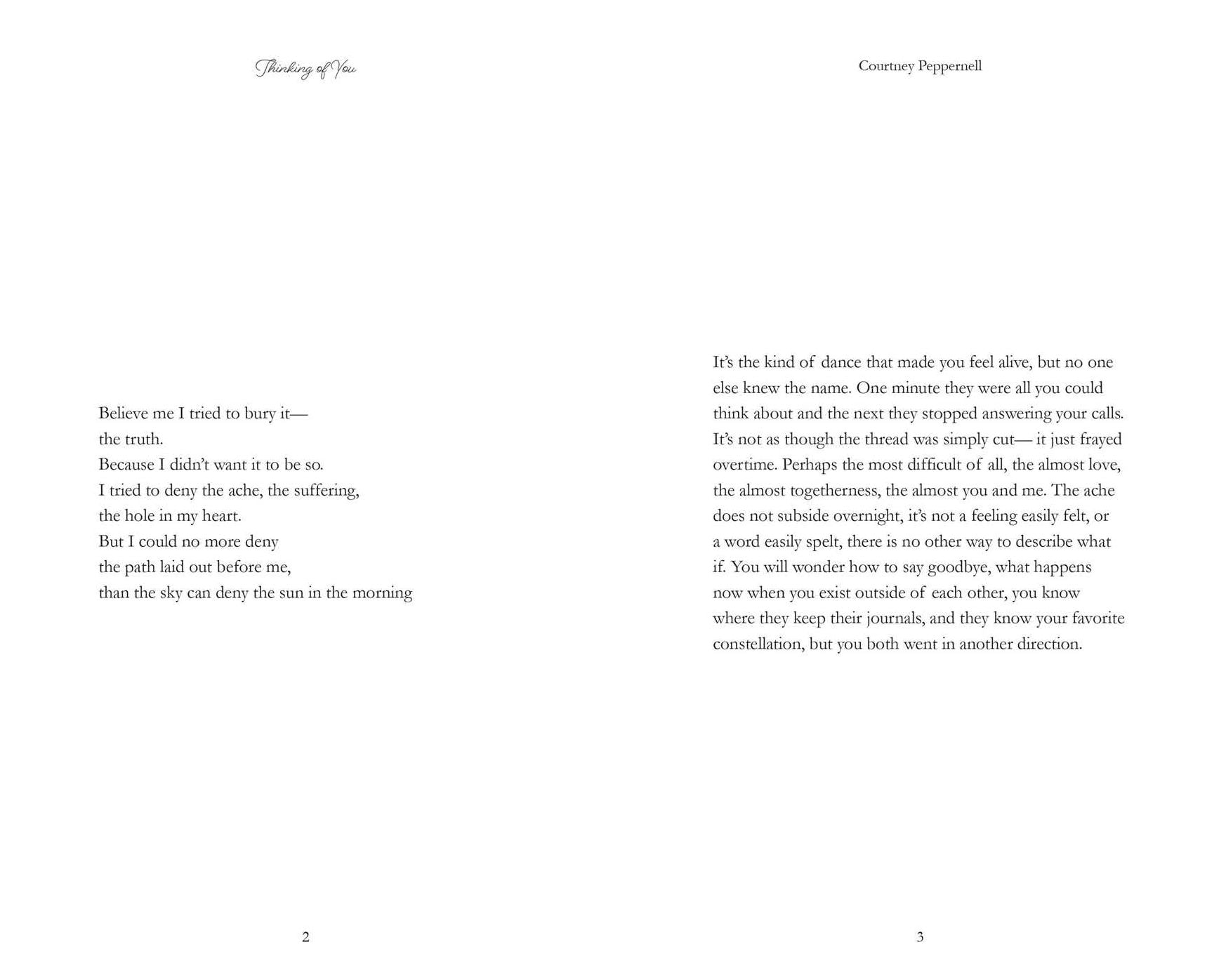 Thinking of You: Poems on Grief, Loss, and Healing