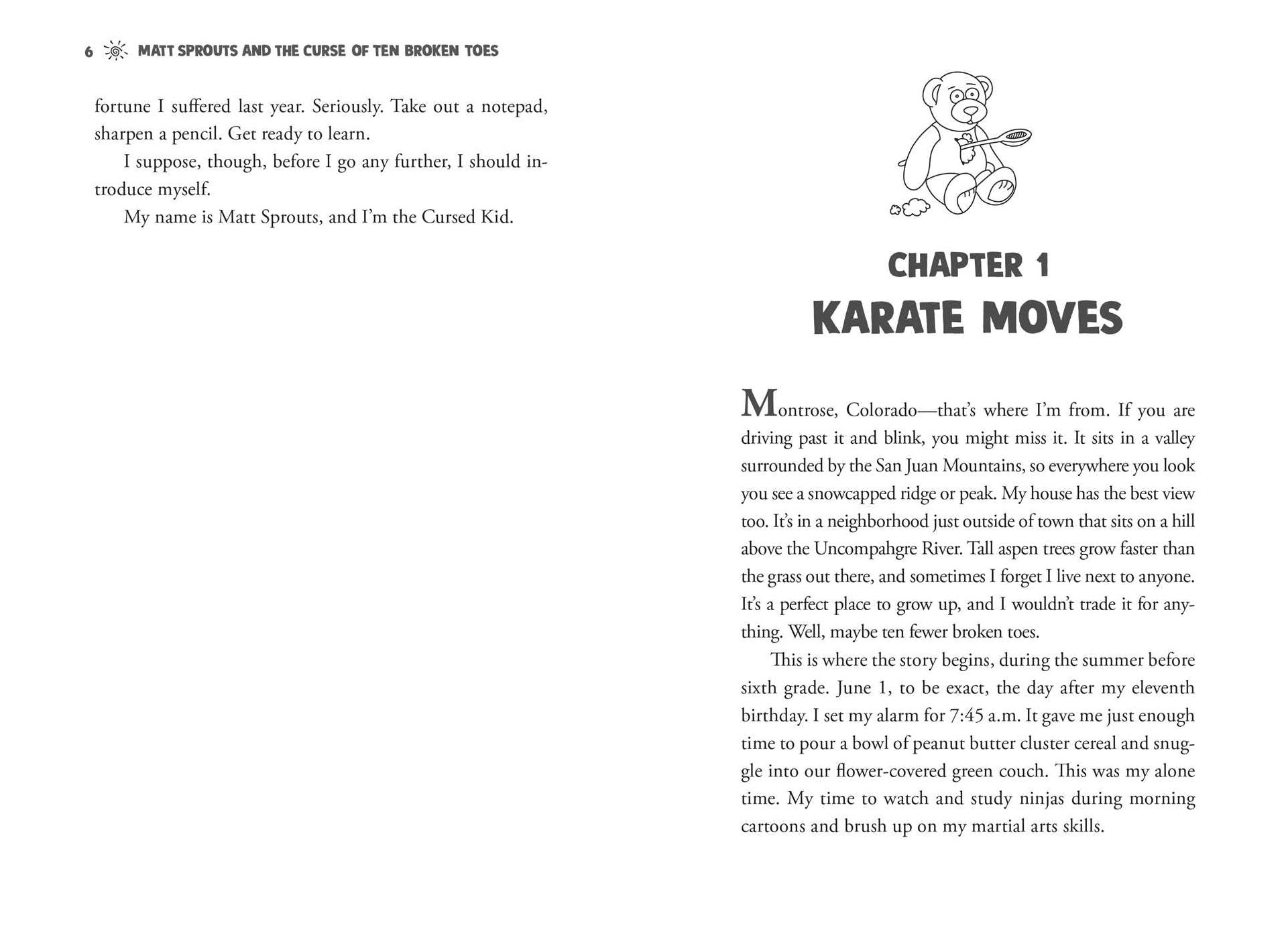 Matt Sprouts and the Curse of the Ten Broken Toes