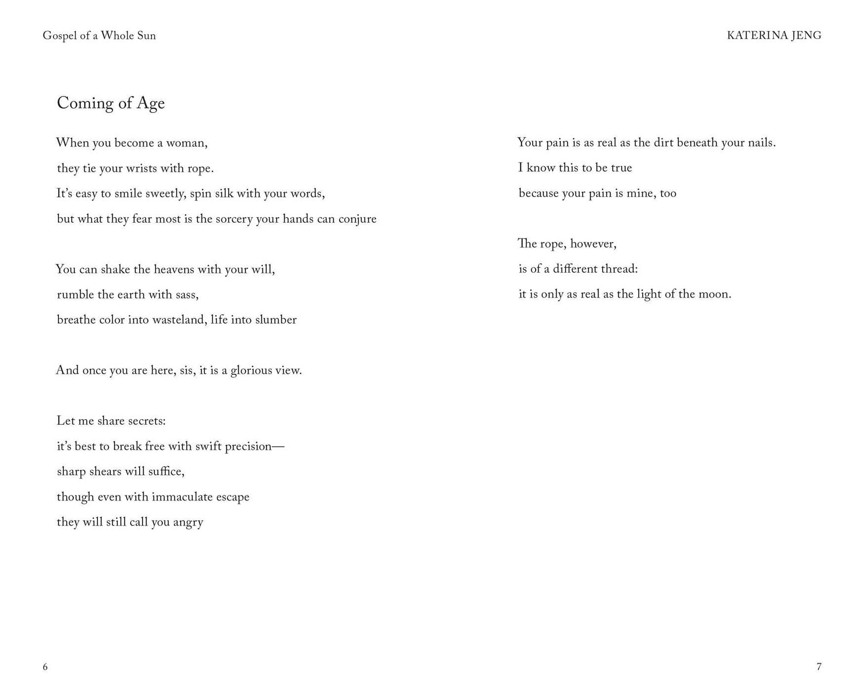 Gospel of a Whole Sun