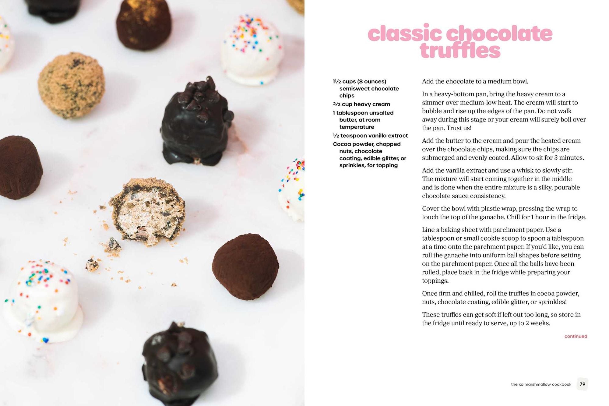 The XO Marshmallow Cookbook