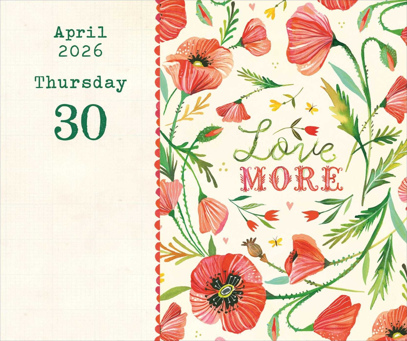 2026 Katie Daisy Day-to-Day Calendar