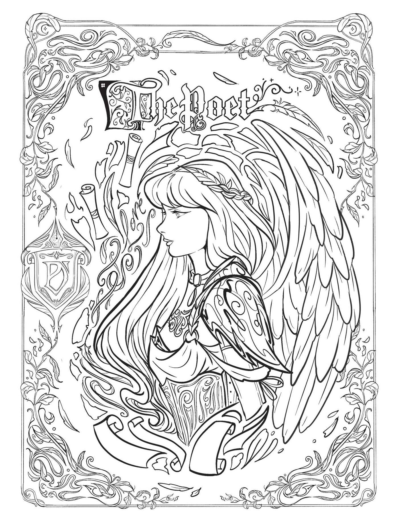 The Knights of Tayrealm Coloring Book