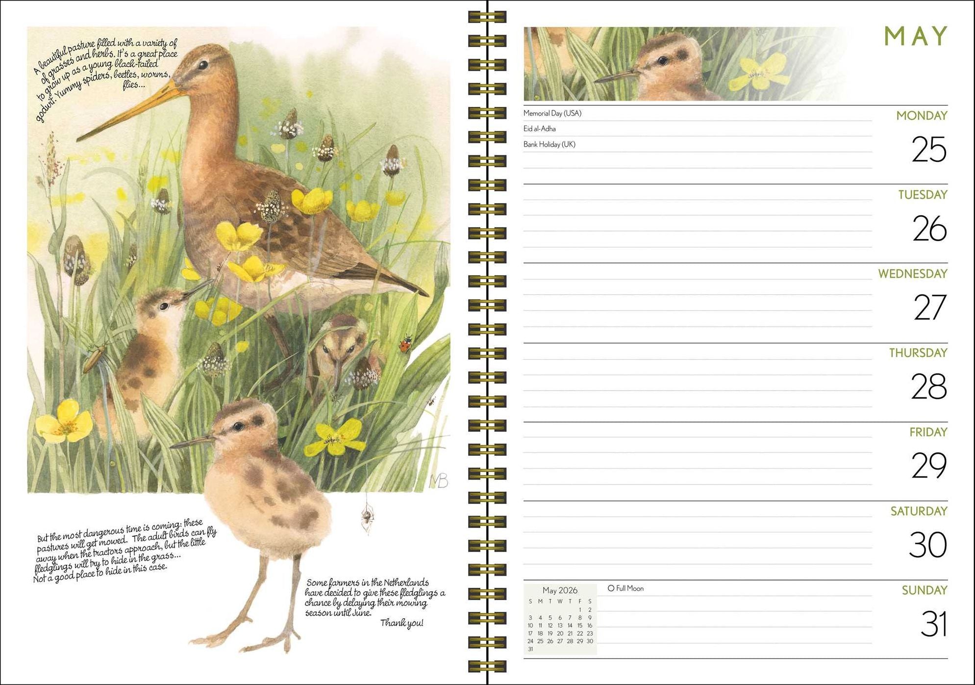 Marjolein Bastin Nature's Inspiration 12-Month 2026 Engagement Calendar