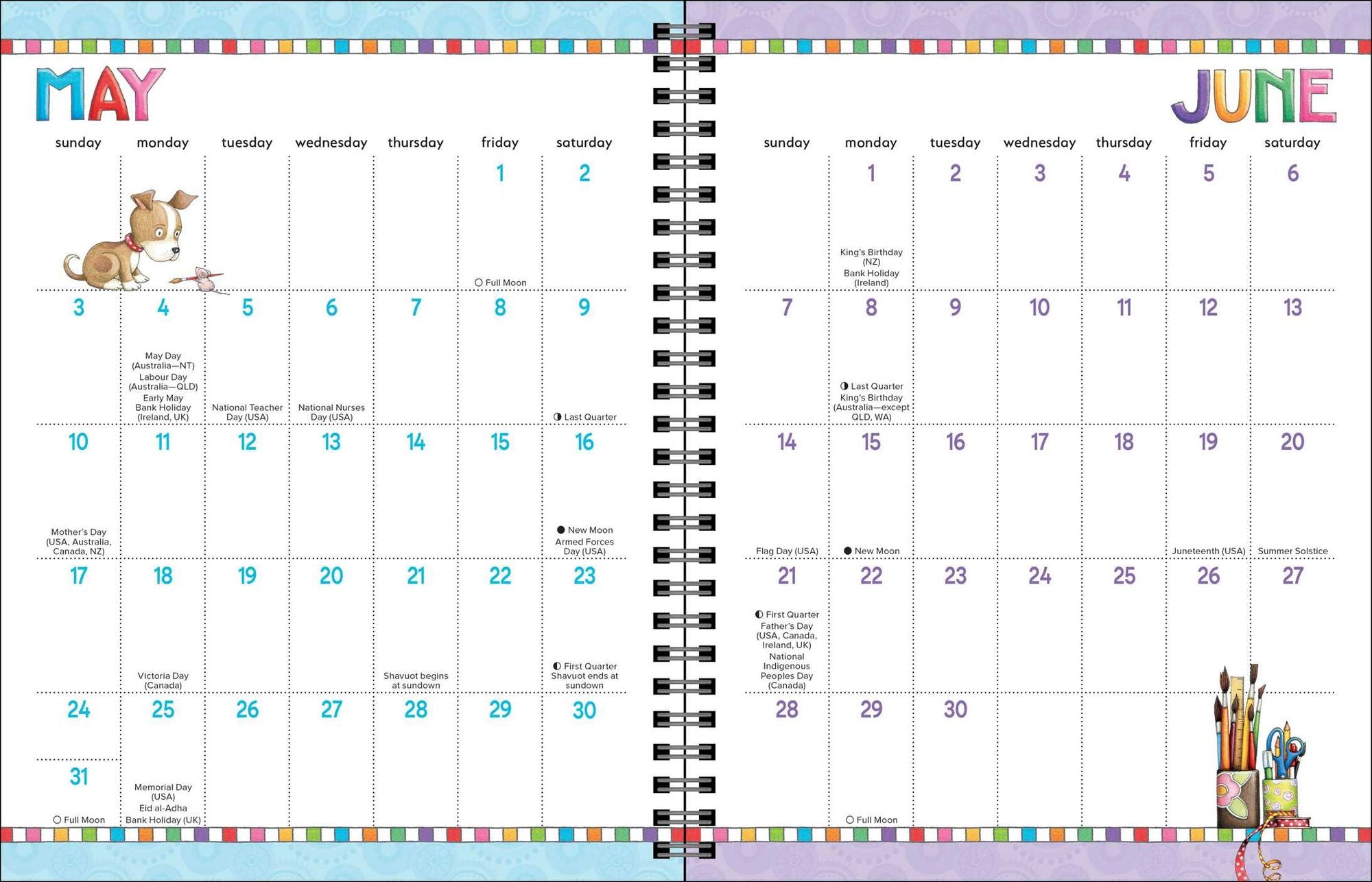 Mary Engelbreit's You Are a Work of Art 2026 Monthly/Weekly Planner Calendar