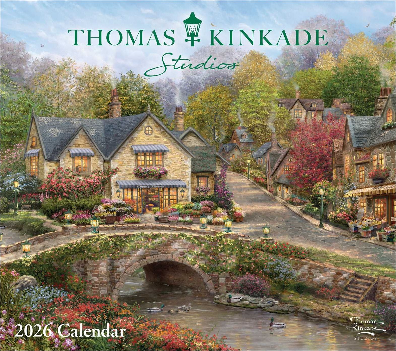 2026 Thomas Kinkade Studios Deluxe Wall Calendar