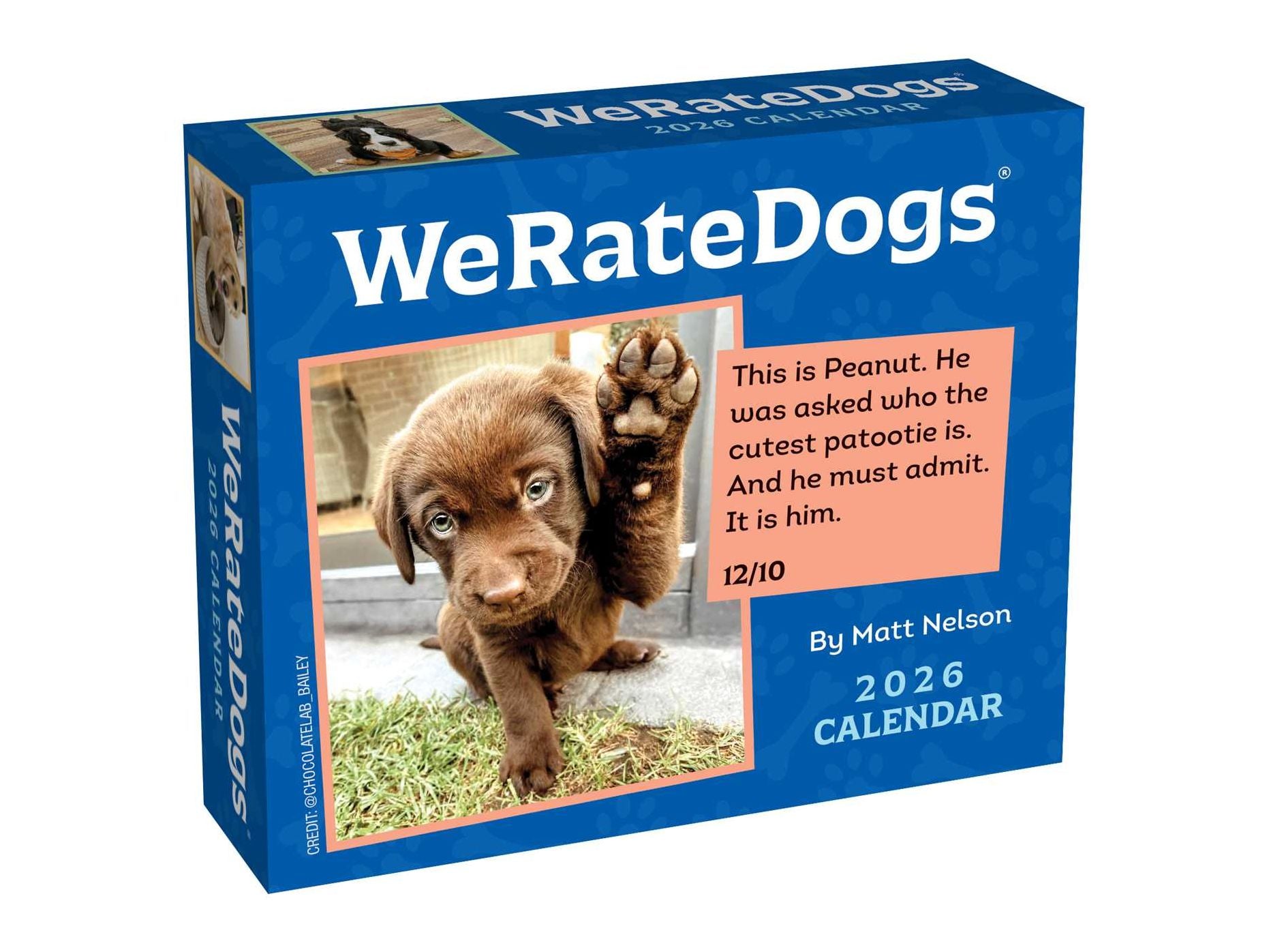 2026 WeRateDogs Day-to-Day Calendar