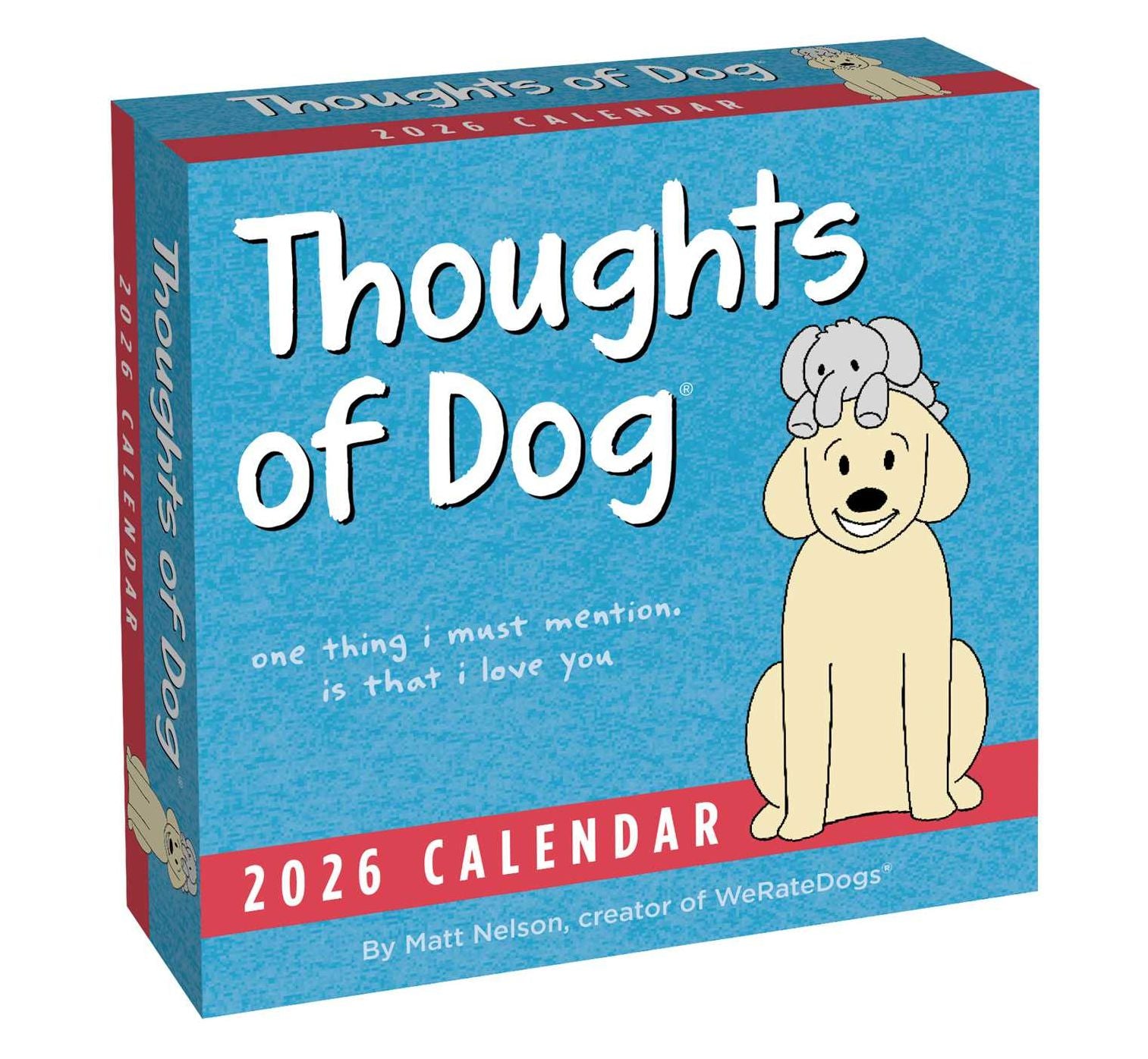 2026 Thoughts of Dog Day-to-Day Calendar