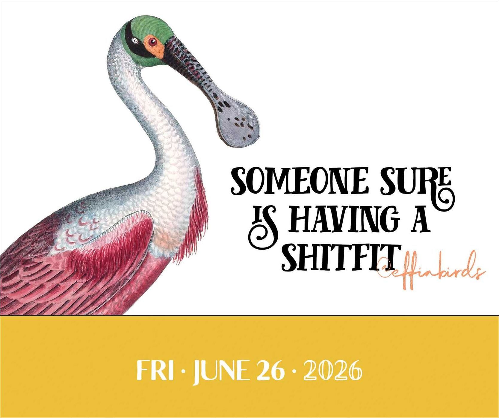 2026 Effin' Birds Day-to-Day Calendar