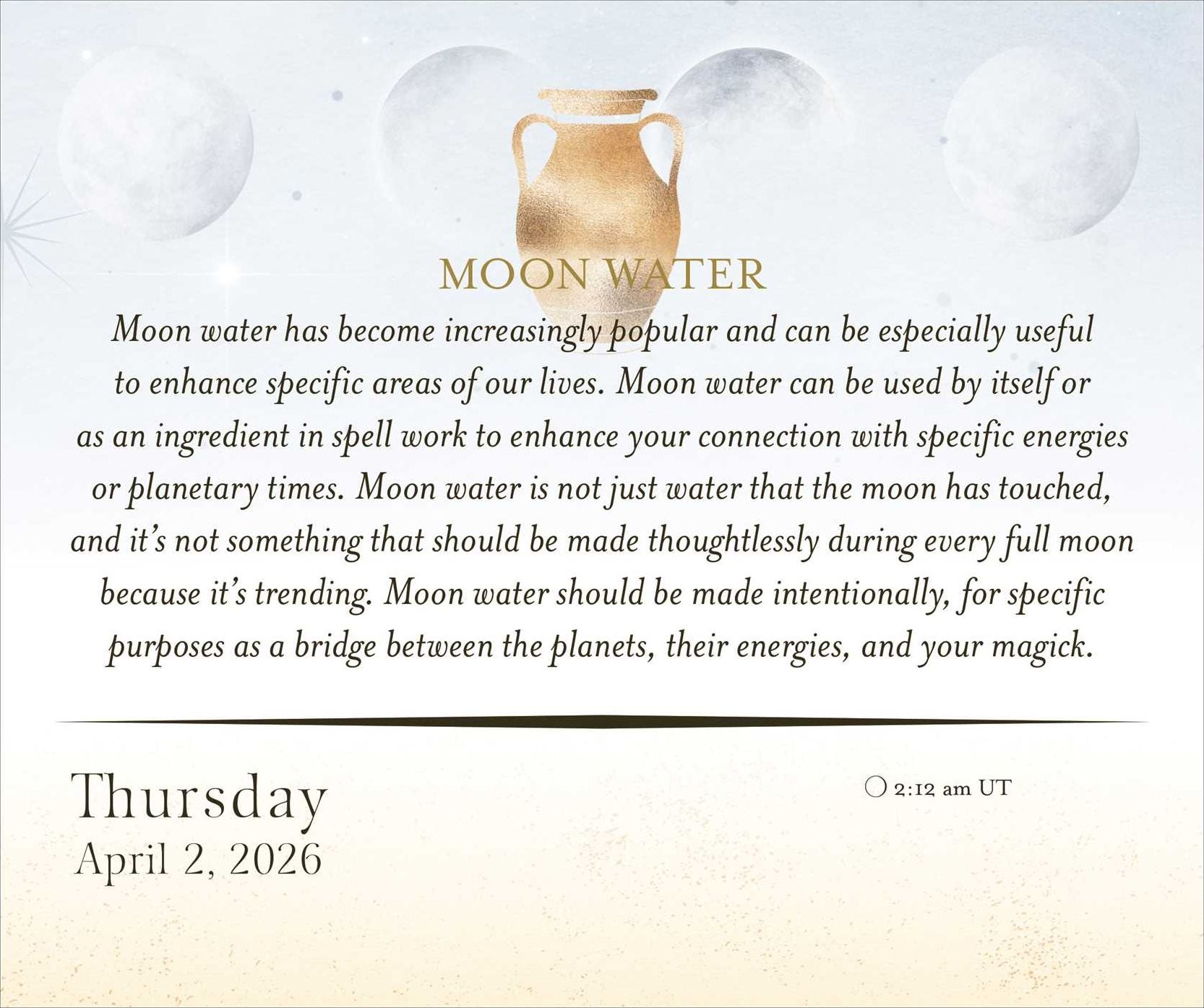 2026 Year of the Witch Day-to-Day Calendar