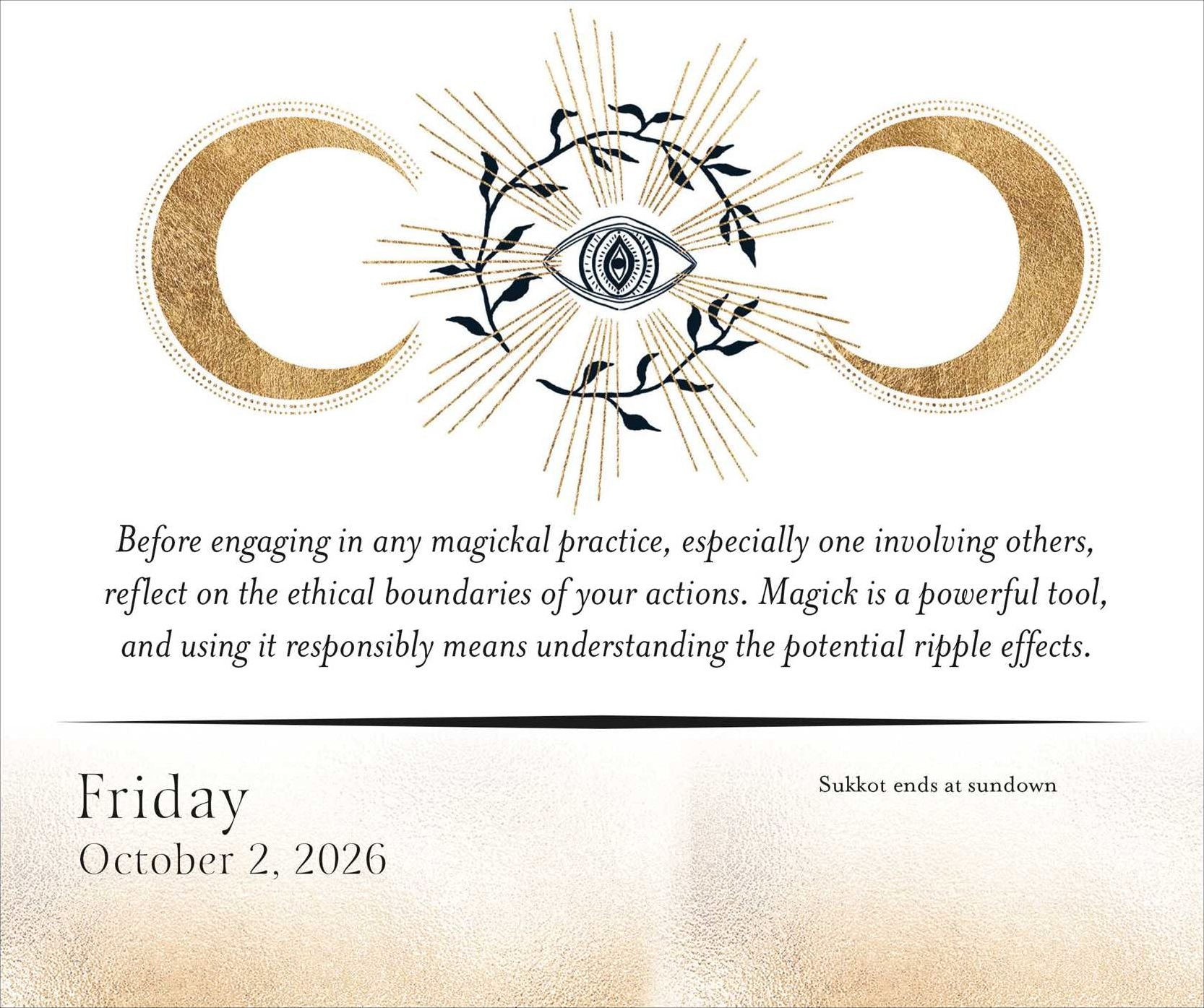 2026 Year of the Witch Day-to-Day Calendar