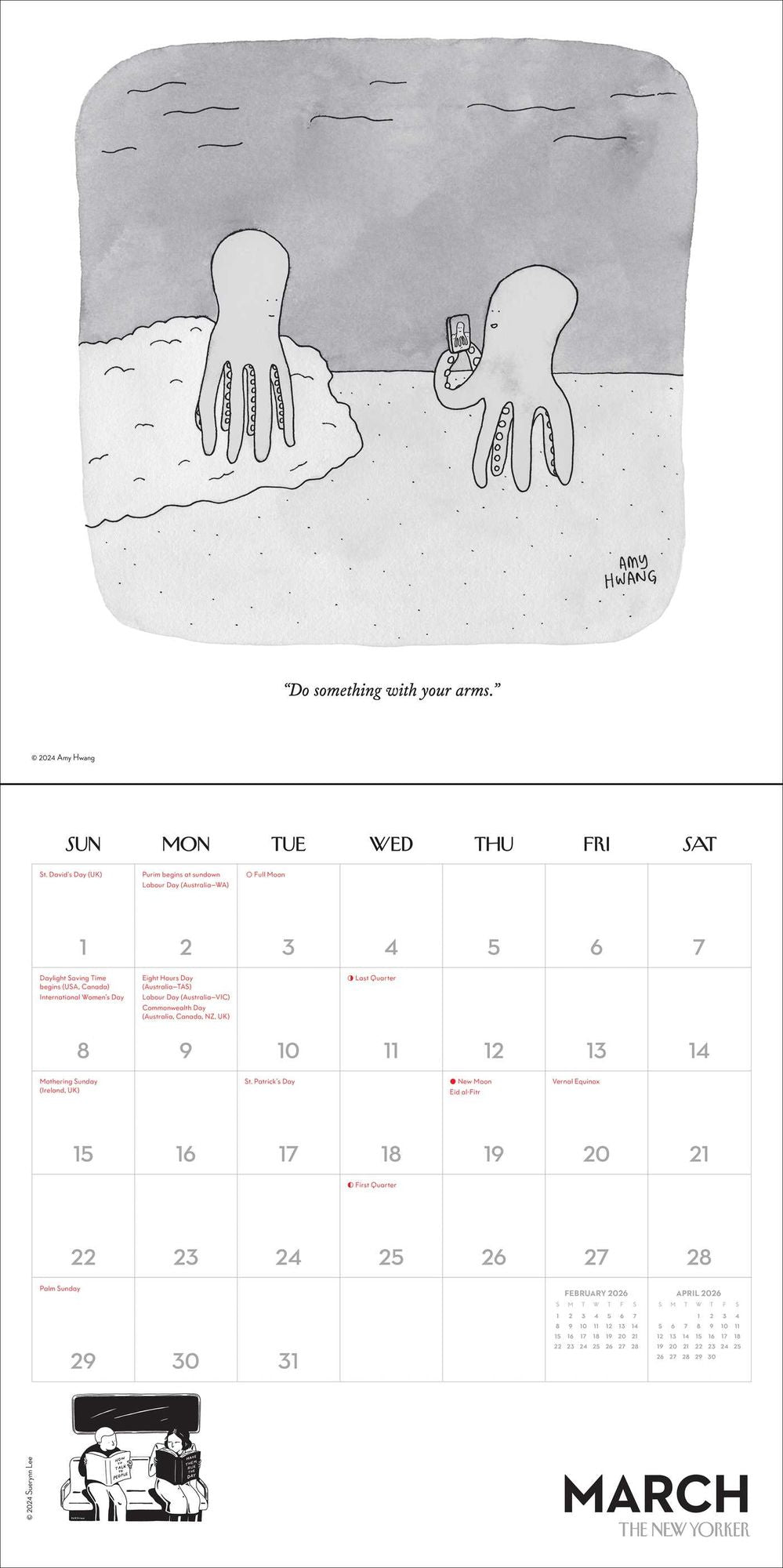 2026 Cartoons from The New Yorker Wall Calendar