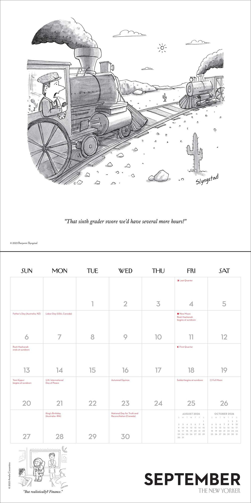 2026 Cartoons from The New Yorker Wall Calendar