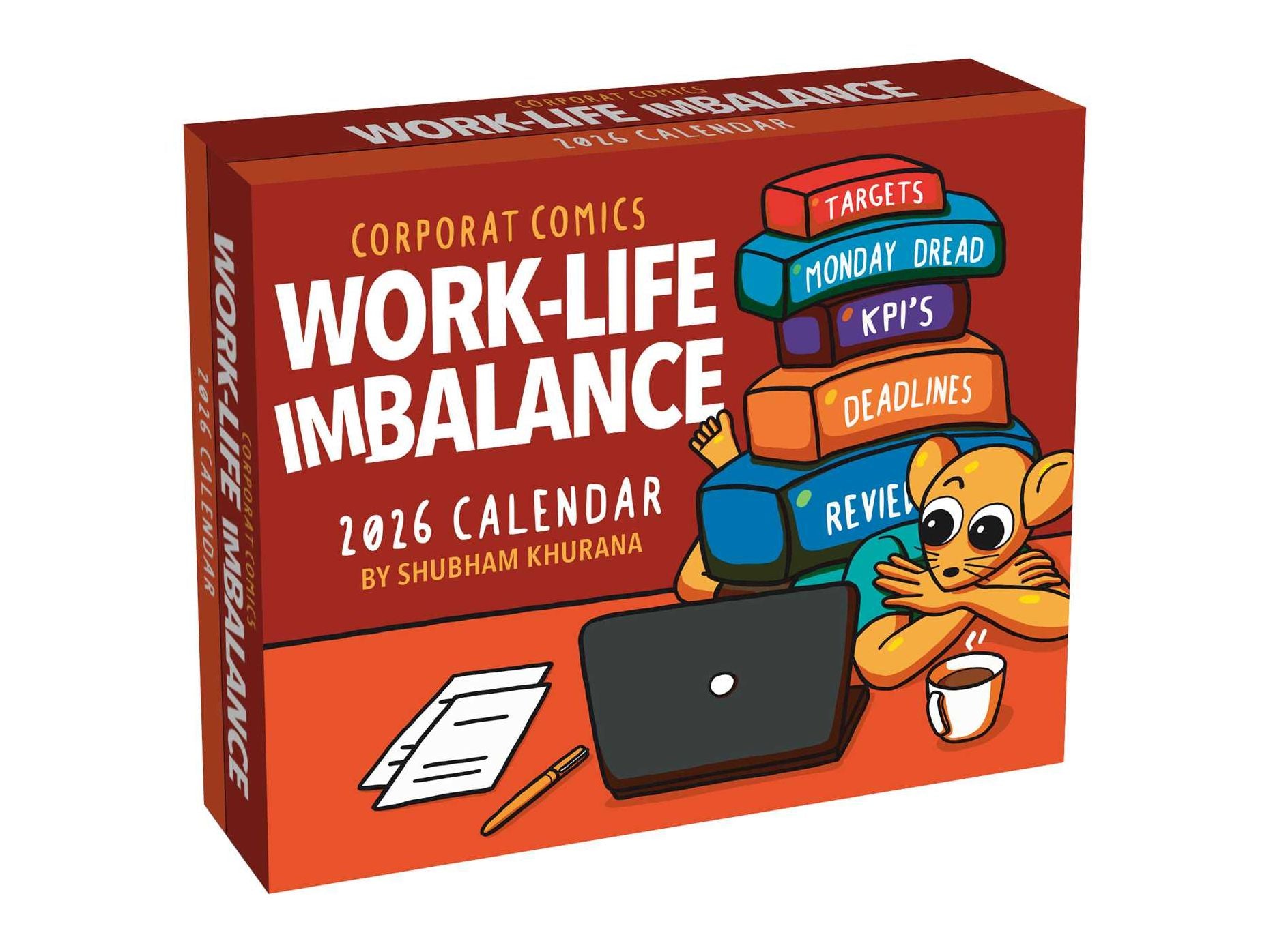 2026 Corporat Comics Day-to-Day Calendar