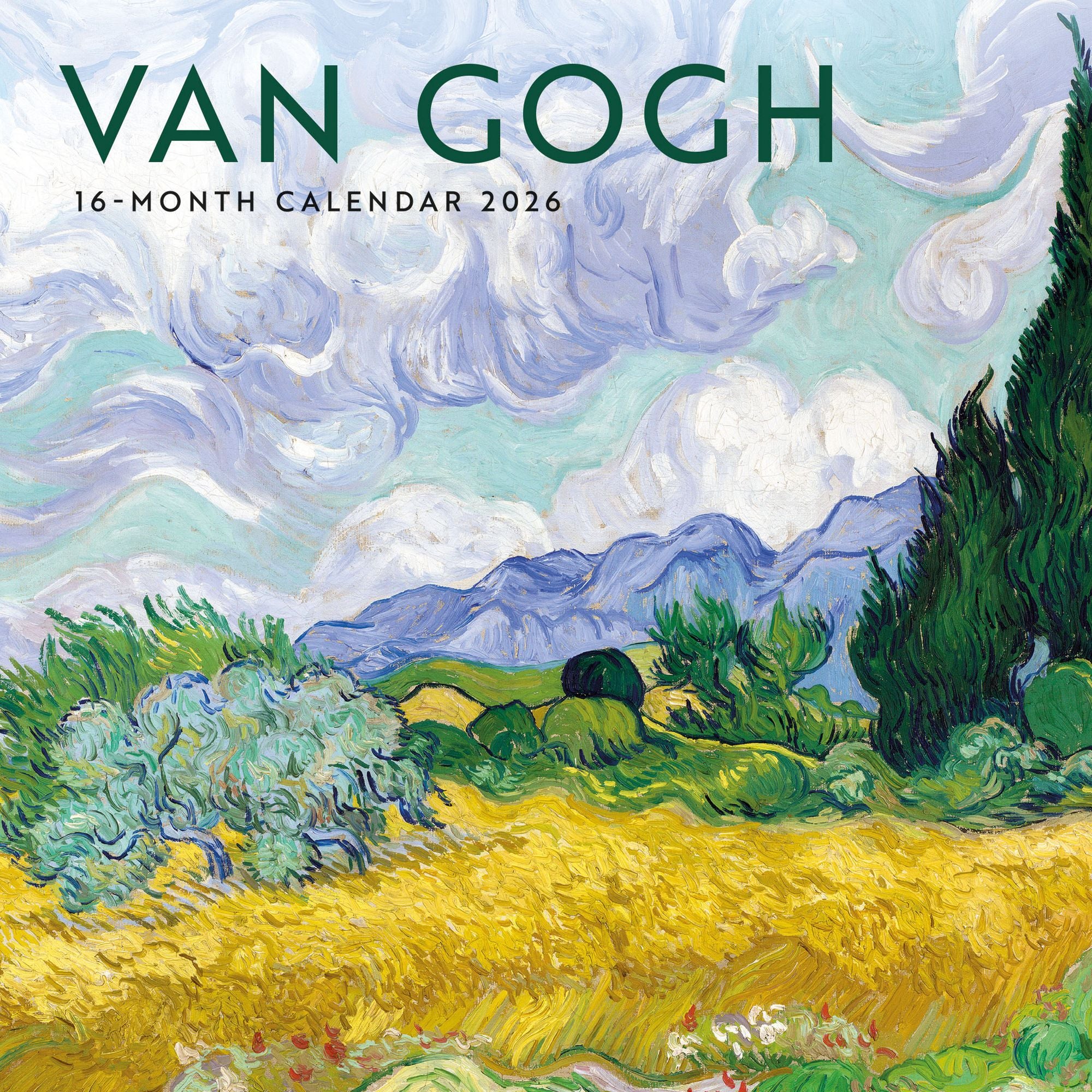 2026 Van Gogh Wall Calendar