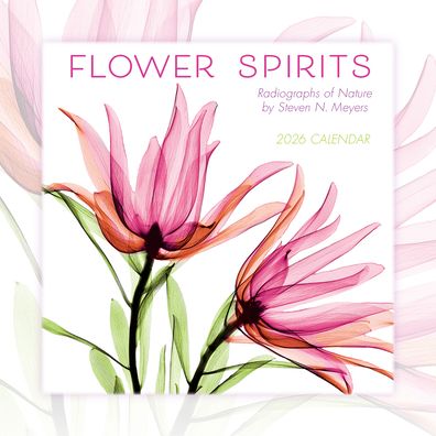 2026 Flower Spirits: Radiographs of Nature by Steven N. Meyers Mini Calendar
