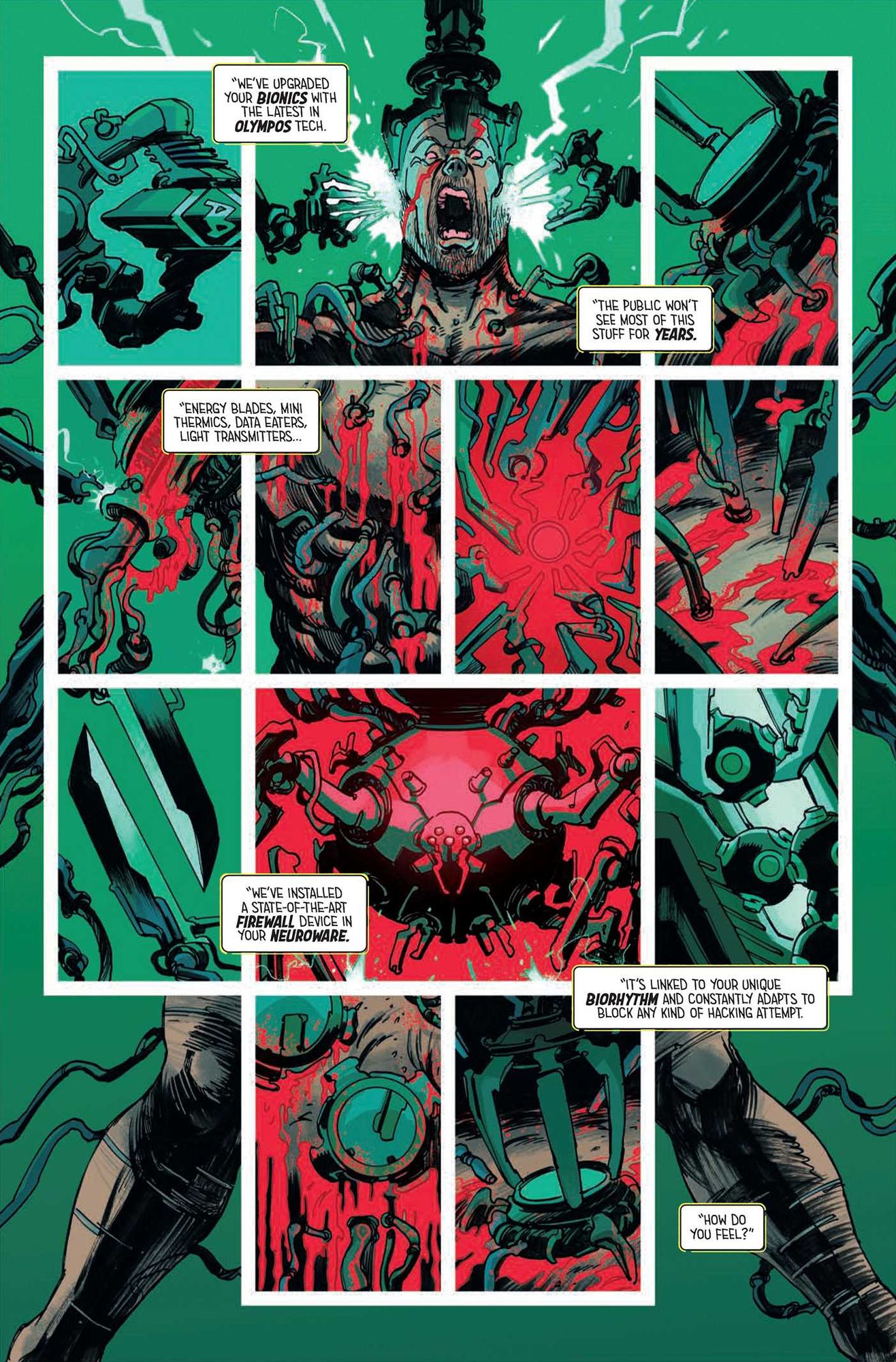 Olympos: Nullhunter: A cyberpunk retelling of Hercules