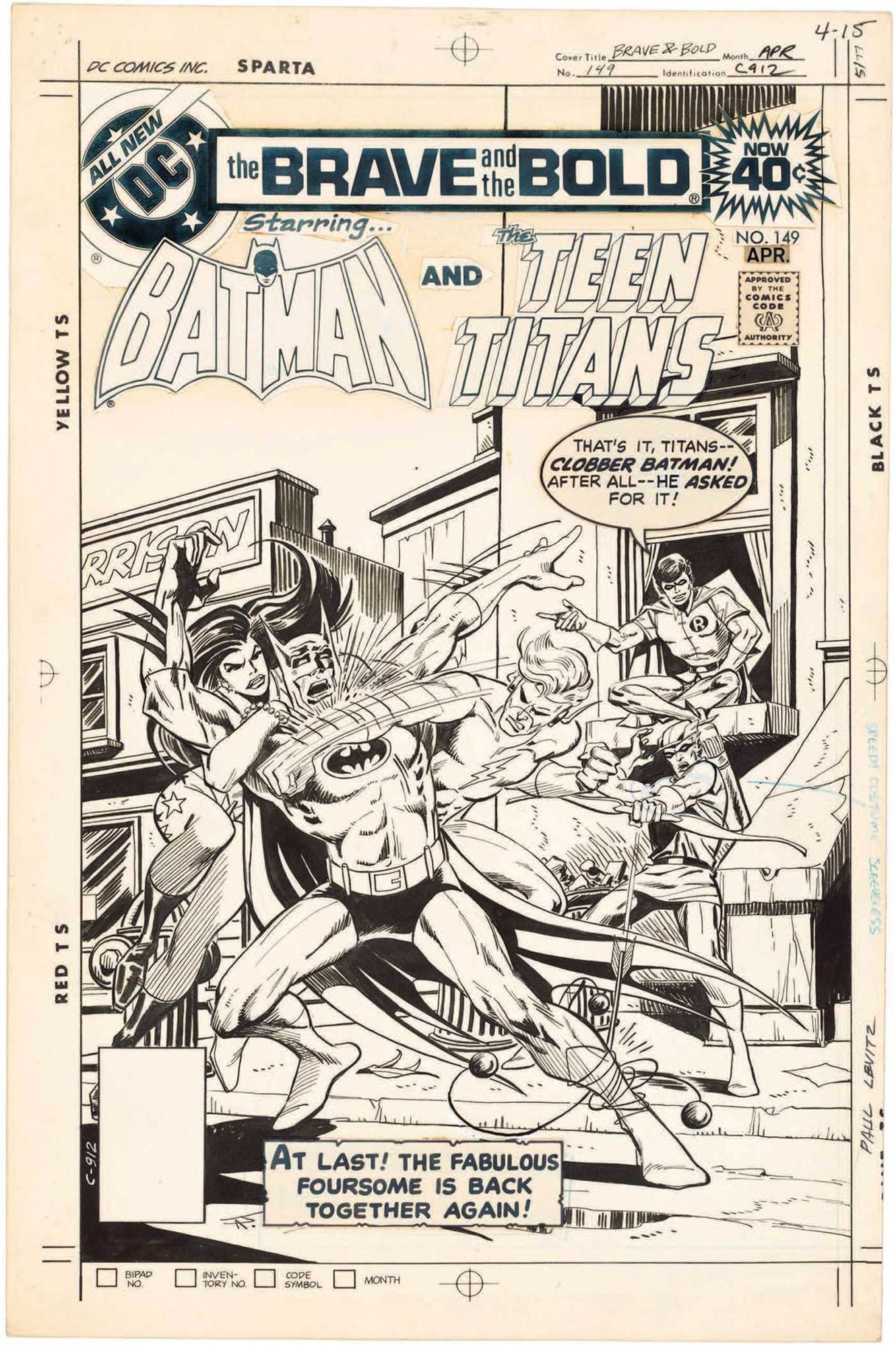 Jim Aparo's DC Classics Artist's Edition