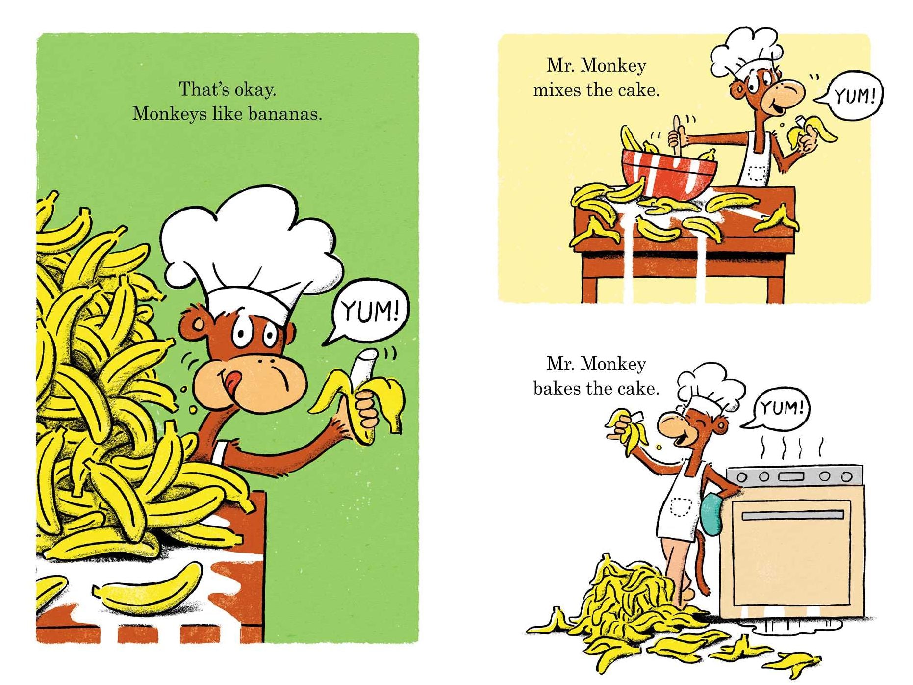 Mr. Monkey Bakes a Cake (Mr. Monkey Series #1)