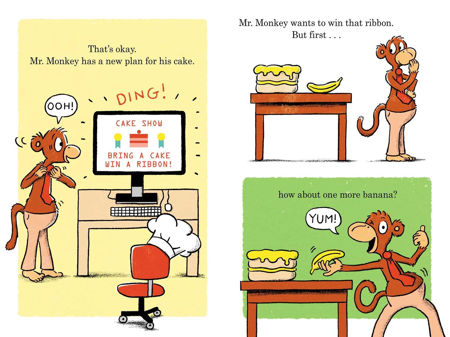 Mr. Monkey Bakes a Cake (Mr. Monkey Series #1)