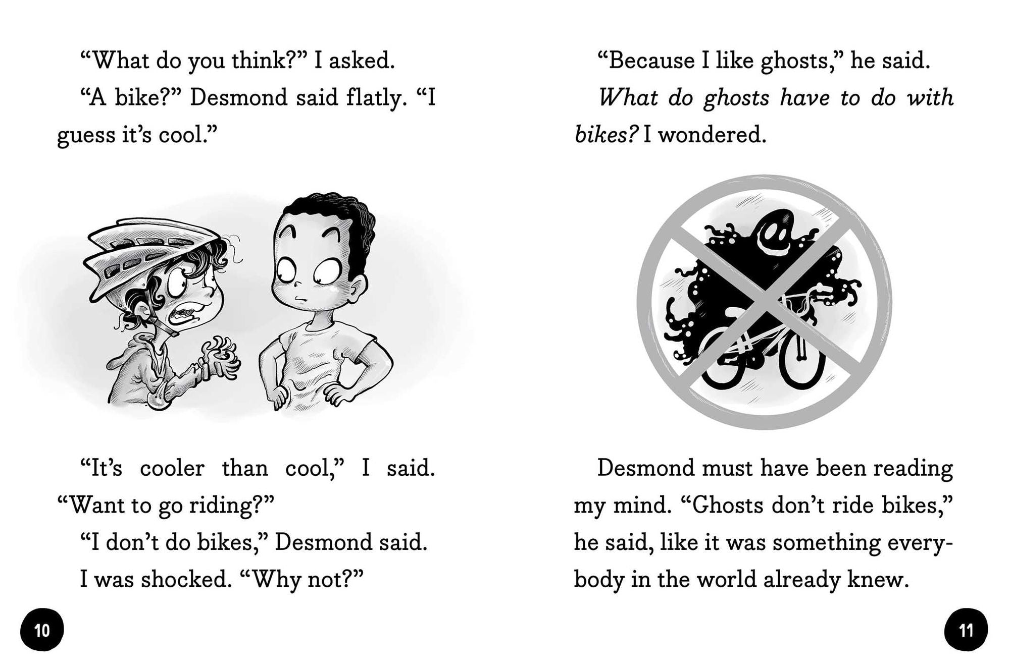 Ghosts Don't Ride Bikes, Do They? (Desmond Cole Ghost Patrol Series #2)