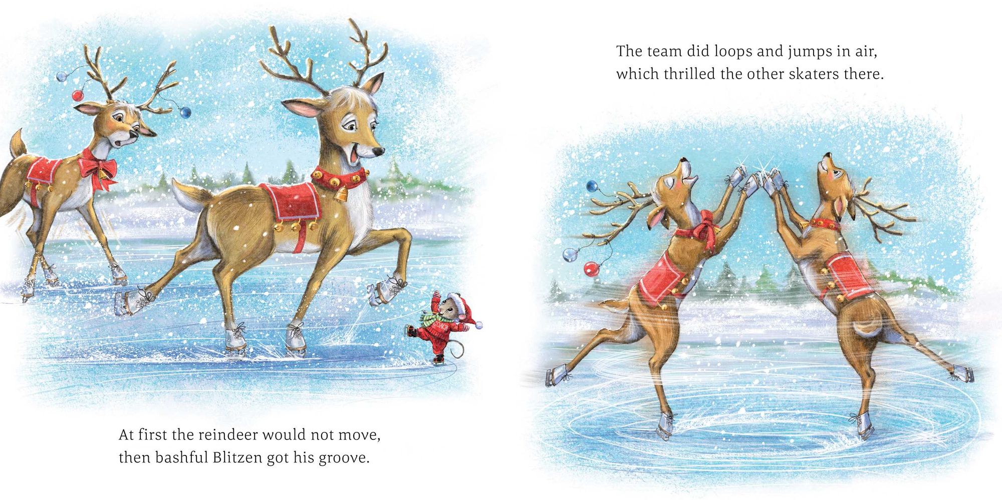 Santa Mouse Plays Reindeer Games