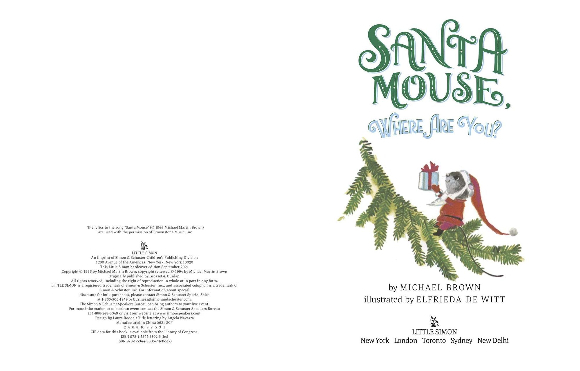 Santa Mouse, Where Are You?