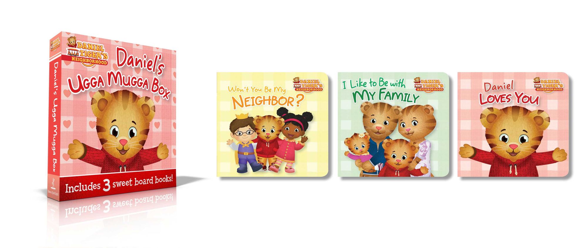 Daniel's Ugga Mugga Box (Boxed Set): Daniel Loves You, I Like to Be with My Family, Won't You Be My Neighbor?