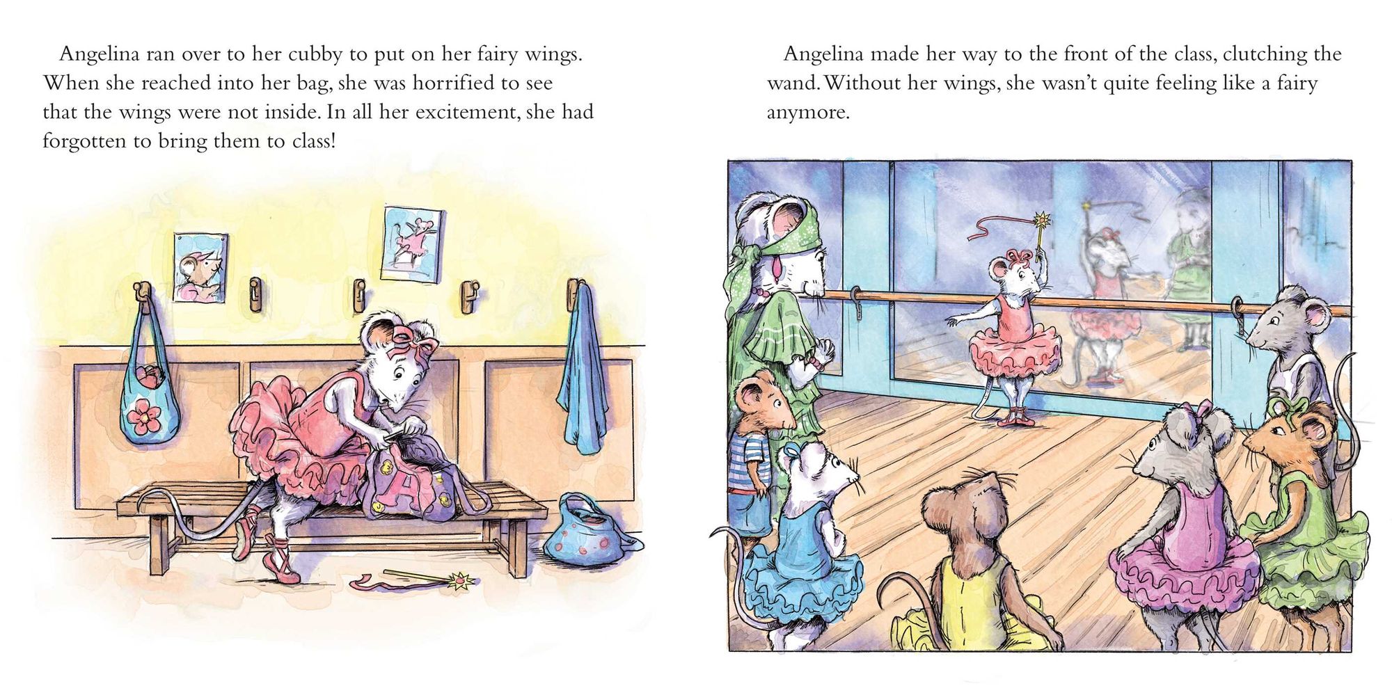 Angelina Ballerina at Ballet School