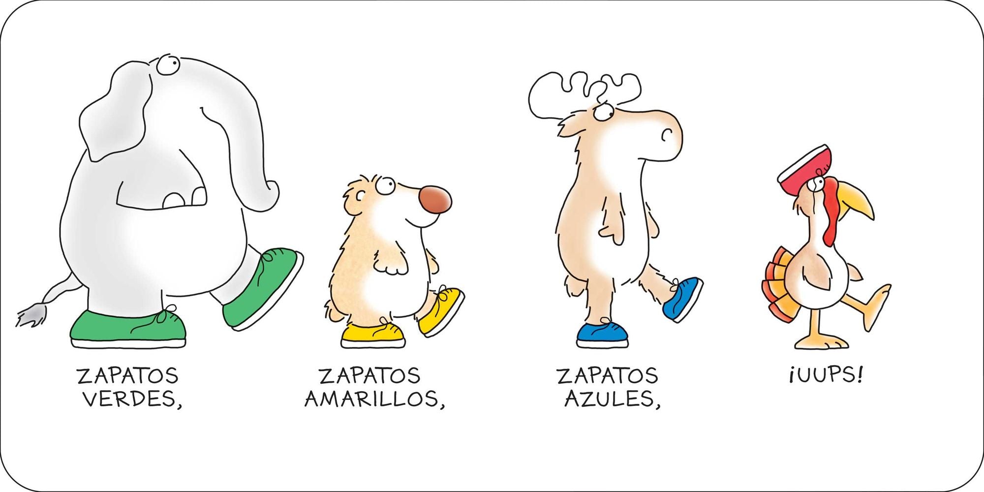 Sombrero azul, sombrero verde (Blue Hat, Green Hat)