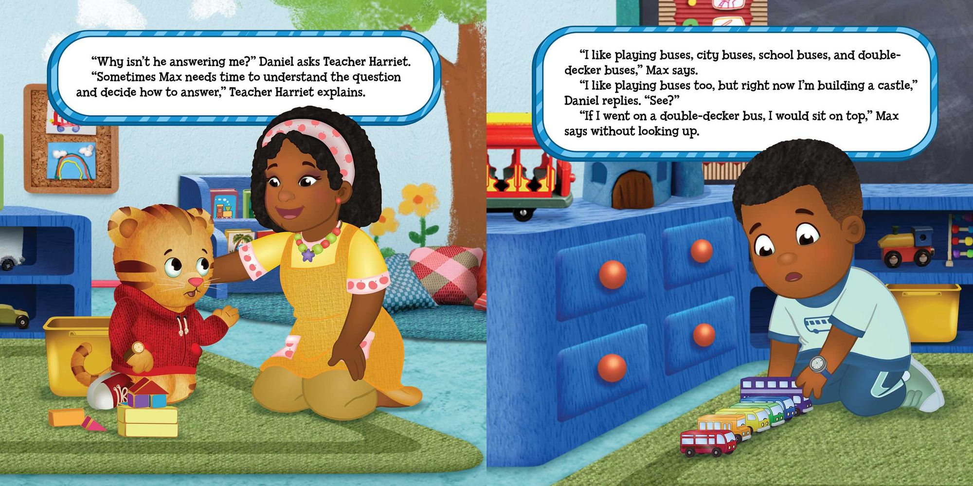 Daniel and Max Play Together