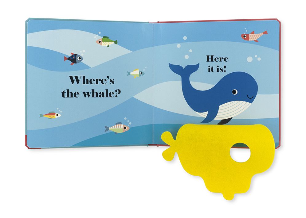 Where's the Penguin?: (An Interactive, Sensory Lift-the-Flap Book with Felt Flaps and a Mirror for Babies & Toddlers. Friendly Marine Ocean Animals Include a Whale, Seal, & Seagull.)