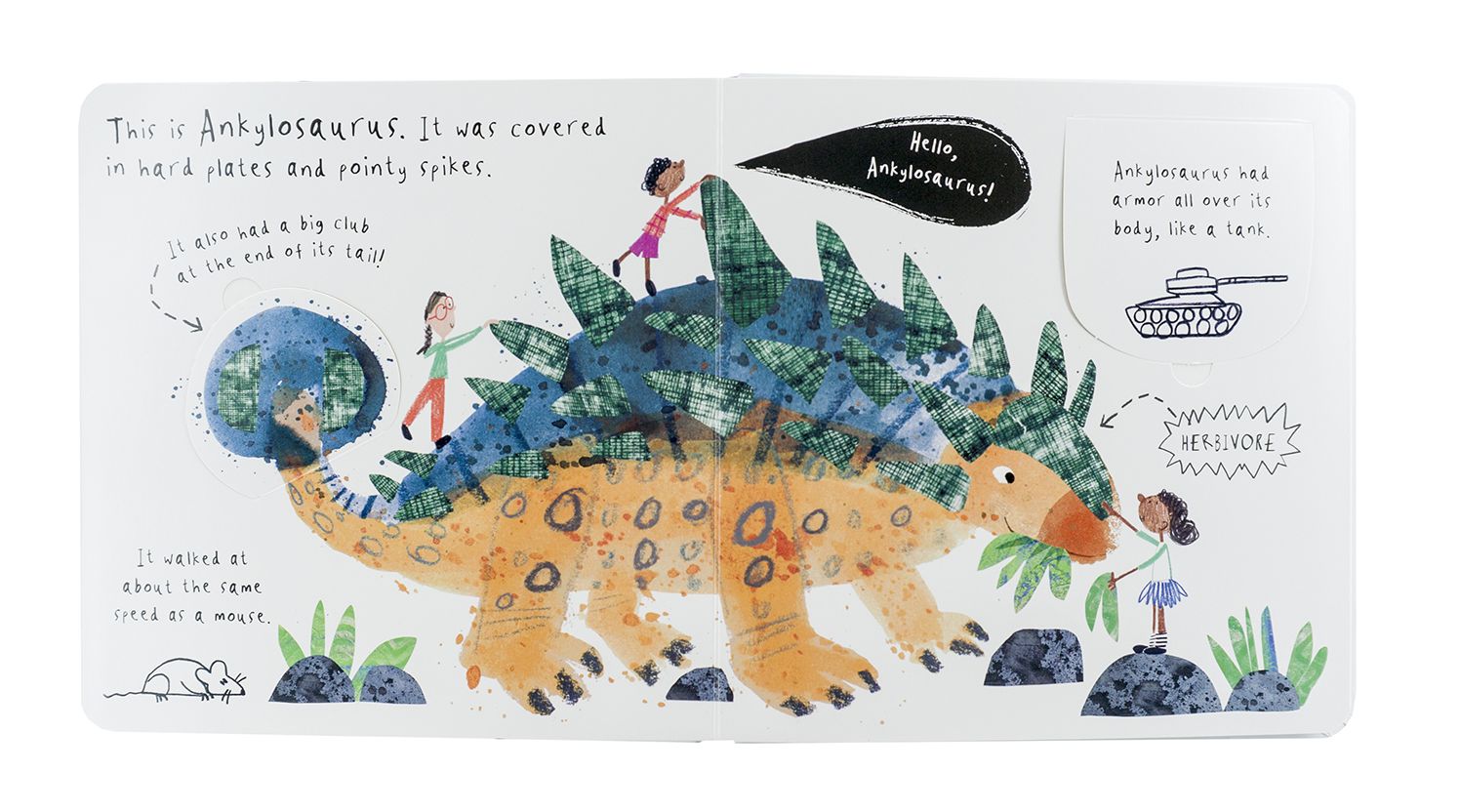 Hello, Dinosaurs!: (An Educational Lift-the-Flap Board Book for Young Dinosaur Lovers to Learn Fun Facts)