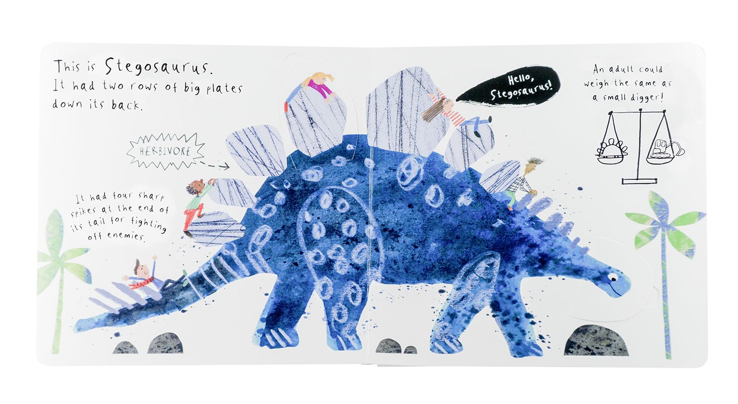 Hello, Dinosaurs!: (An Educational Lift-the-Flap Board Book for Young Dinosaur Lovers to Learn Fun Facts)
