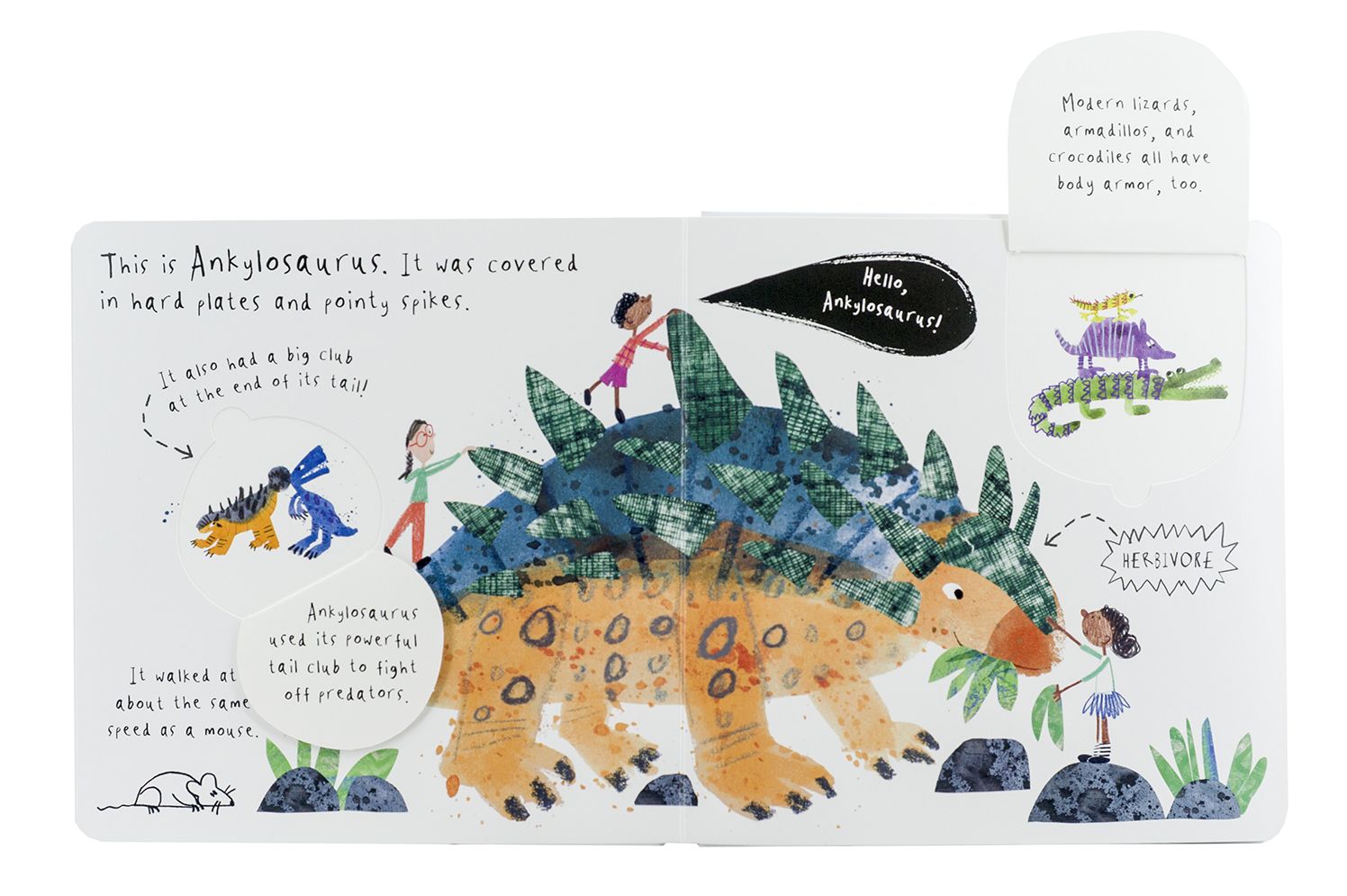 Hello, Dinosaurs!: (An Educational Lift-the-Flap Board Book for Young Dinosaur Lovers to Learn Fun Facts)