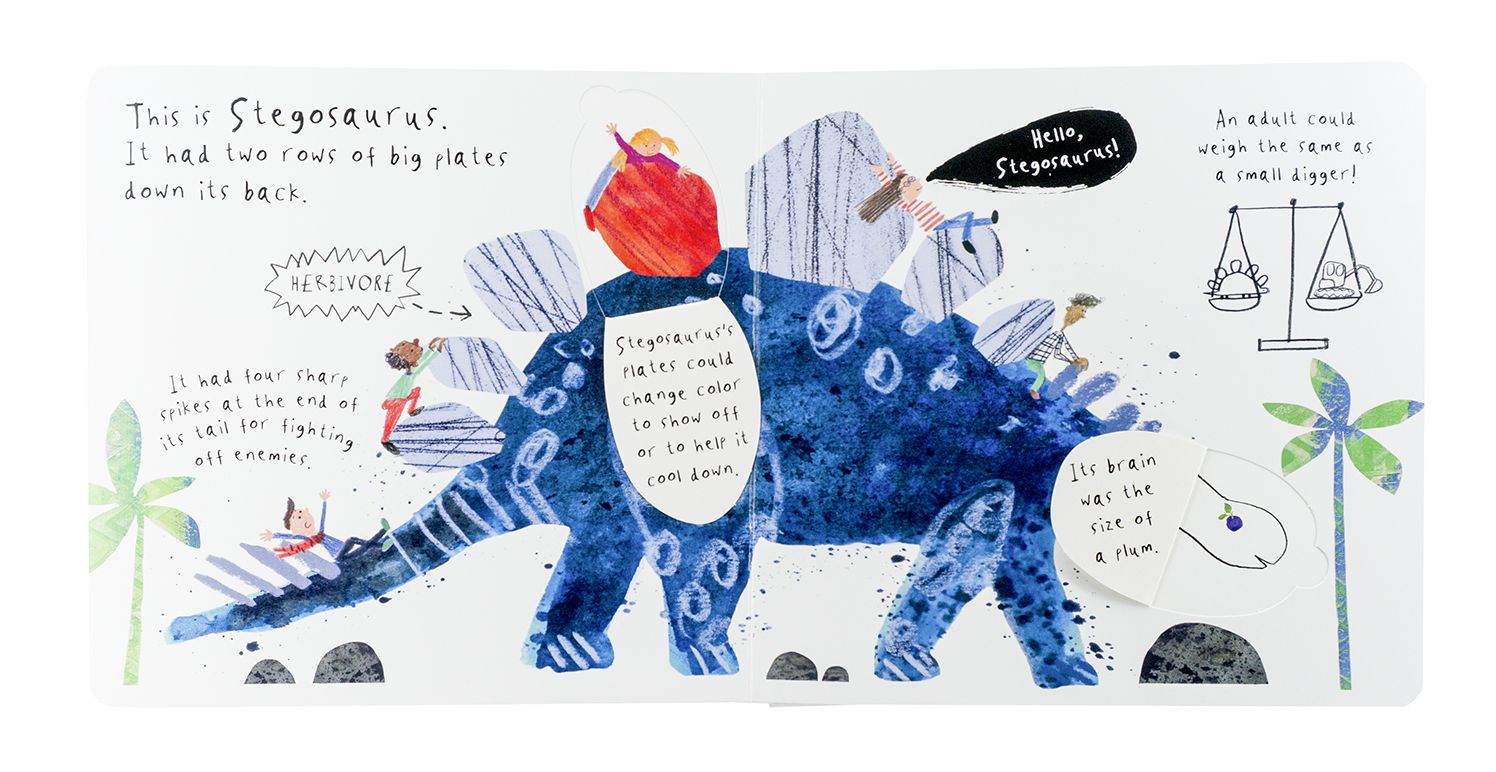 Hello, Dinosaurs!: (An Educational Lift-the-Flap Board Book for Young Dinosaur Lovers to Learn Fun Facts)