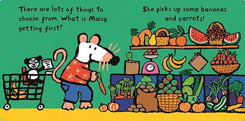 Maisy Goes Shopping: Complete with Durable Play Scene: A Fold-Out and Play Book (An Interactive Maisy the Mouse Play Scene - For Toddlers, Preschoolers, and Kids Ages 3-5)