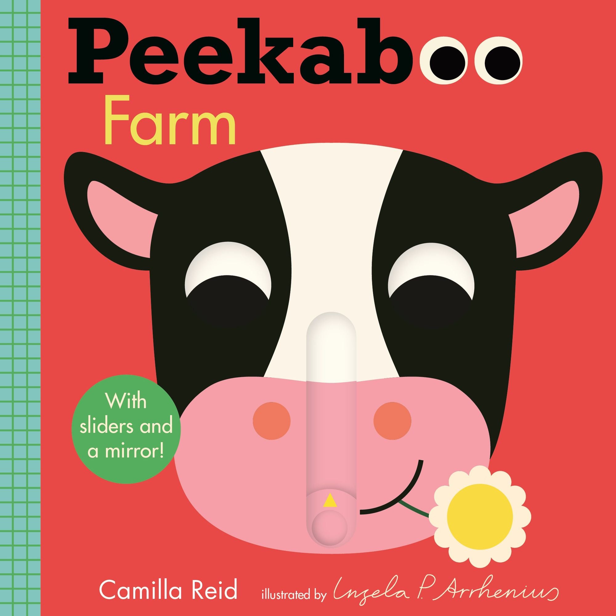Peekaboo: Farm: (An Interactive Board Book for Babies & Toddlers with Mirror & Sliders to Push, Pull, or Turn. Cute Artwork Includes Corn, Barn, Horse, Pig, & More.)
