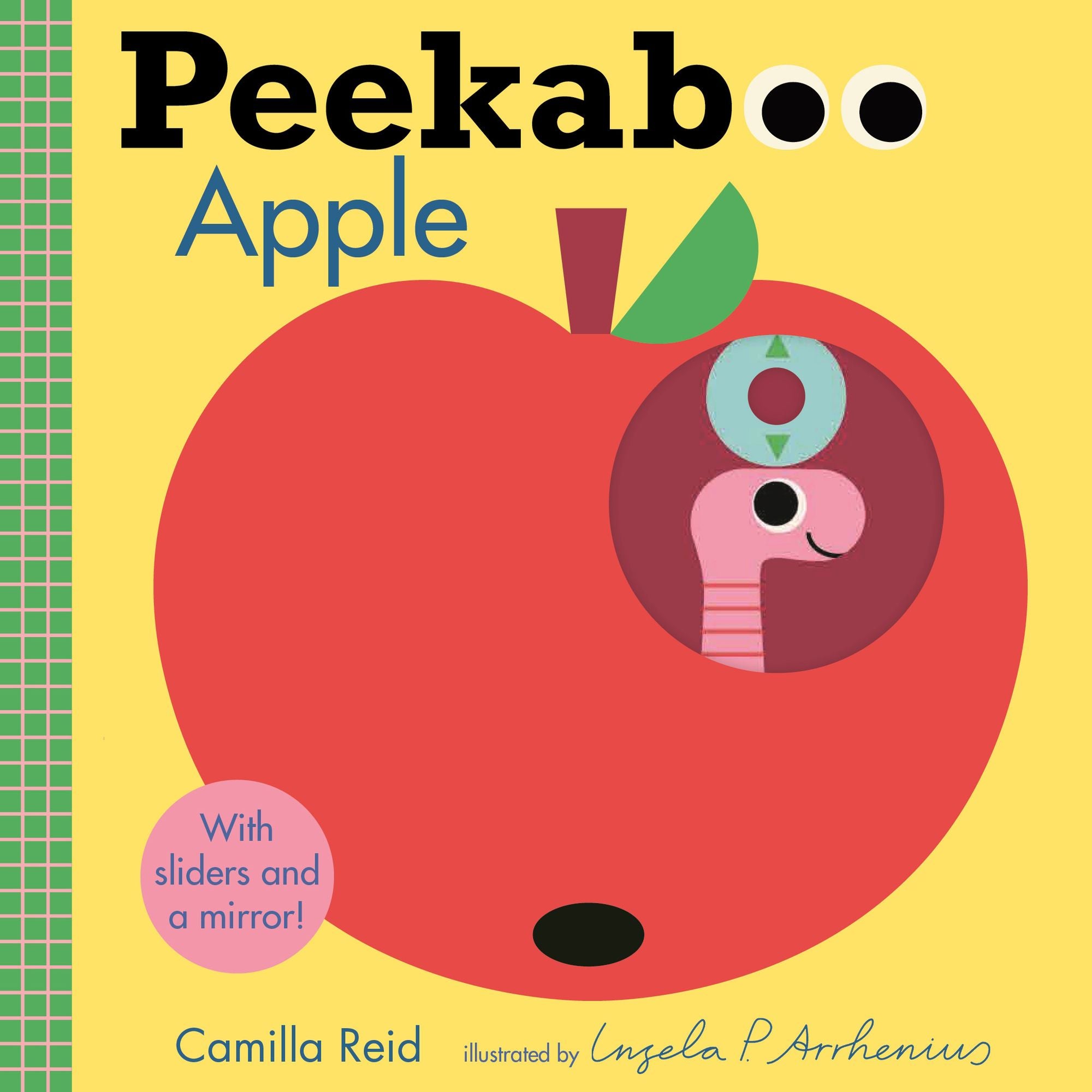 Peekaboo: Apple: (An Interactive Board Book for Babies & Toddlers with Mirror & Sliders to Push, Pull, or Turn. Cute Artwork Includes a Baby, Butterfly, Dog, Duck, & More.)