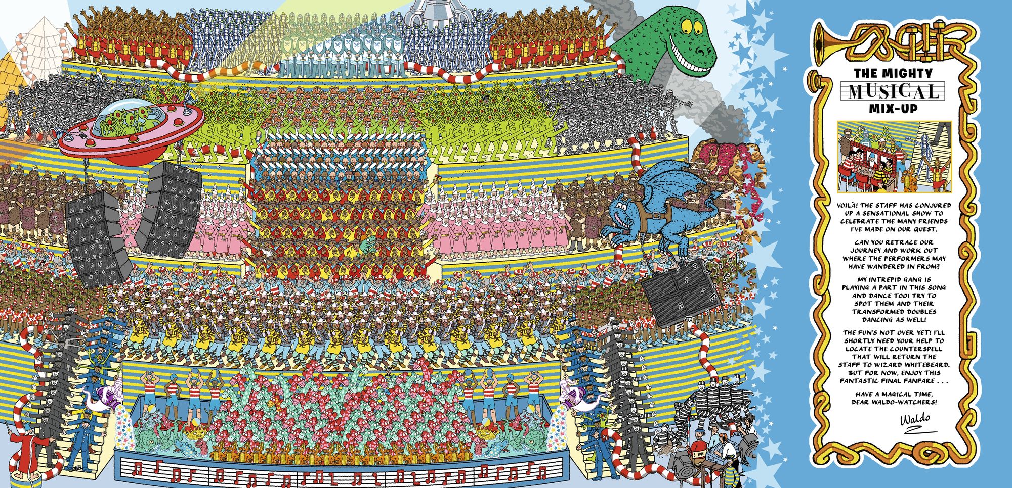 Where's Waldo? The Mighty Magical Mix-Up: A Spellbinding Search & Find Adventure (A Hidden Object Activity Book with Wizard Whitebeard - a Perfect Gift & Travel Companion for All Ages)